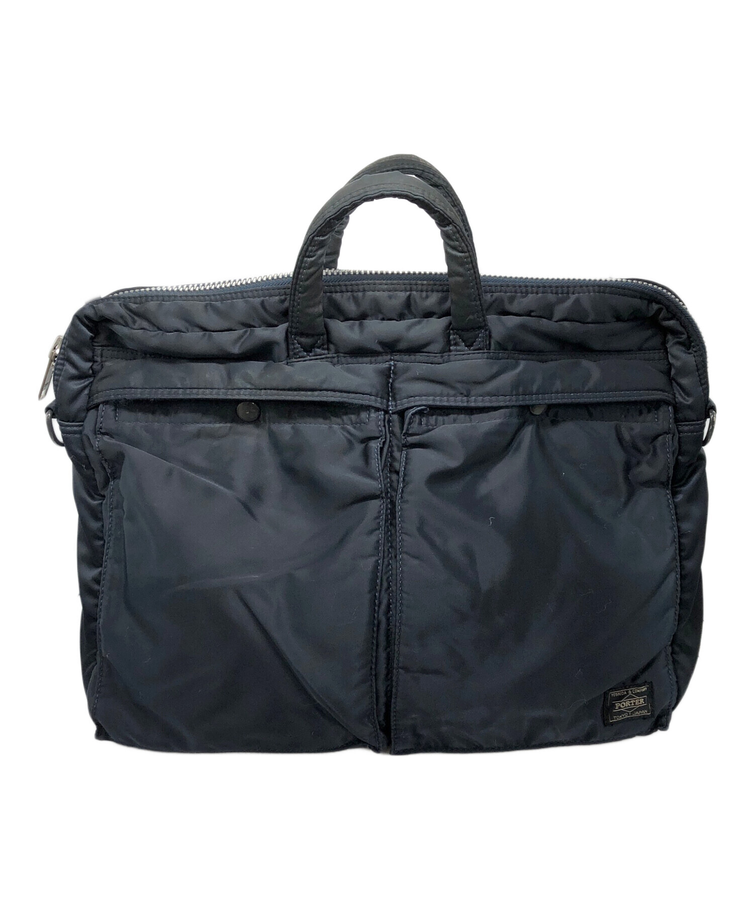【y6様限定 】【PORTER】中古 ポーター タンカー 2way ショルダー 中古・古着通販】PORTER (ポーター) タンカー2wayバック ネイビー