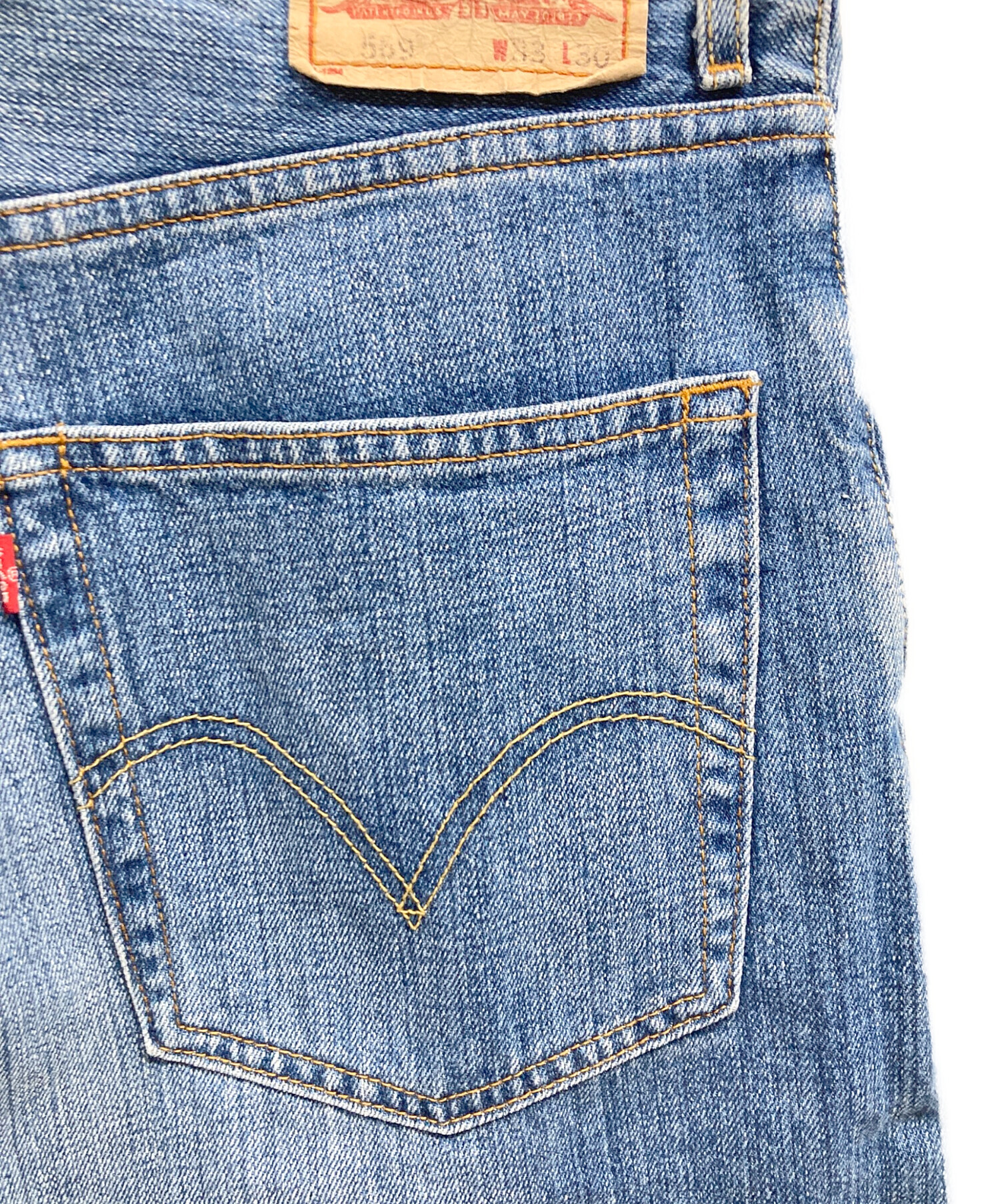 中古・古着通販】LEVI'S (リーバイス) 569デニムパンツ ブルー サイズ