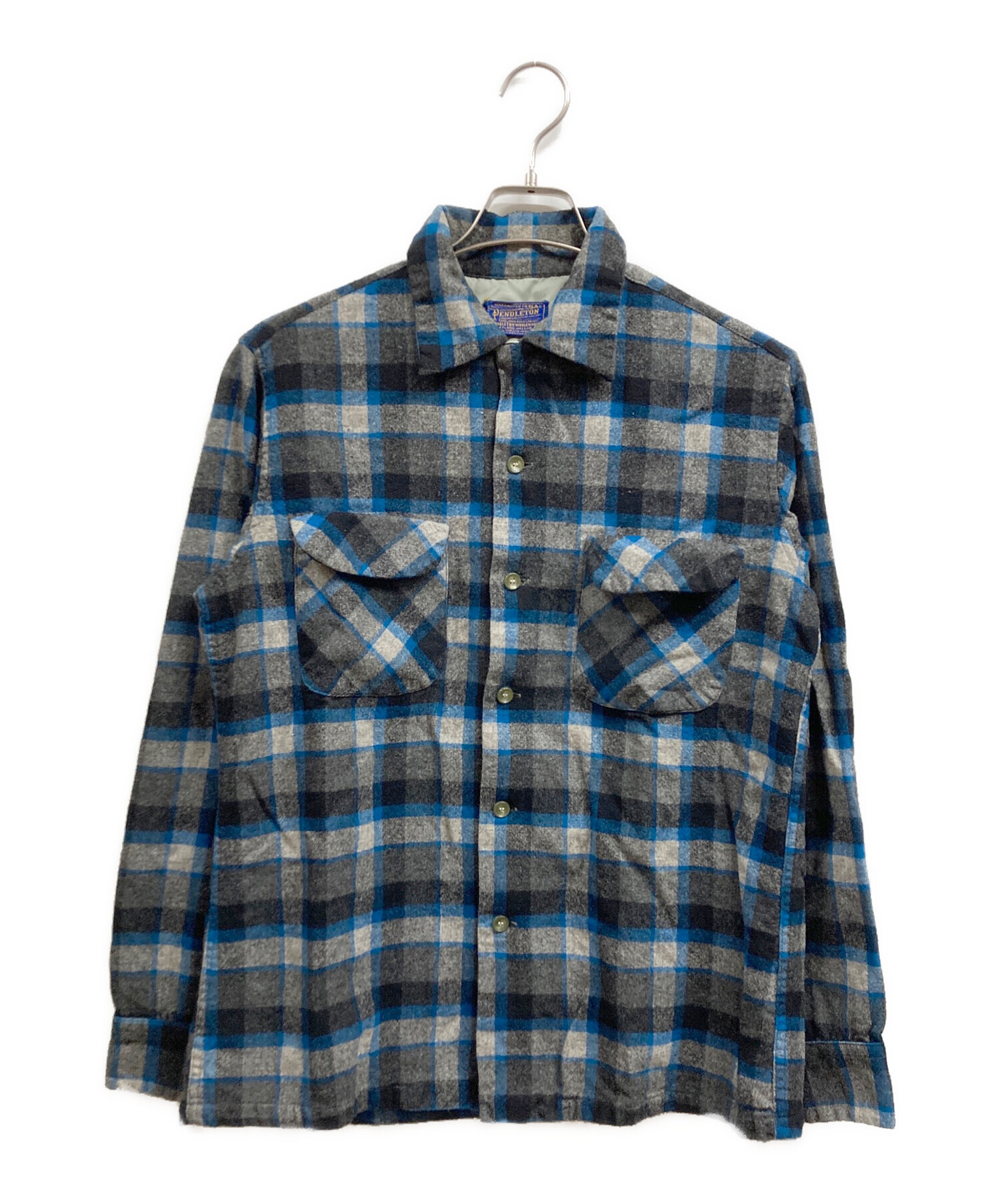 Pendleton 50s USA製ボードシャツ Lサイズ 中古・古着通販】PENDLETON (ペンドルトン) 50sボードシャツ グレー