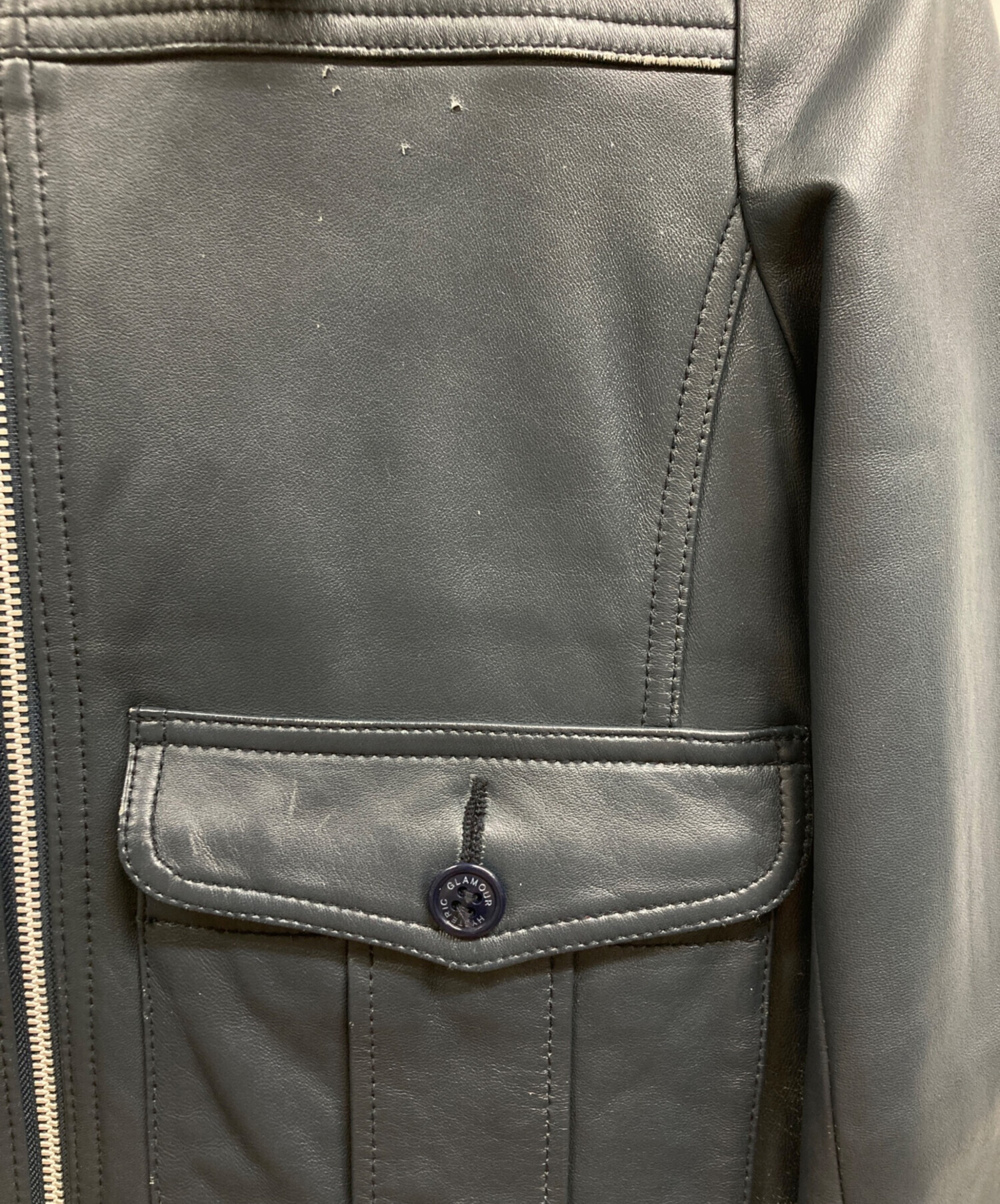 中古・古着通販】Hysteric Glamour (ヒステリックグラマー) ラムレザー