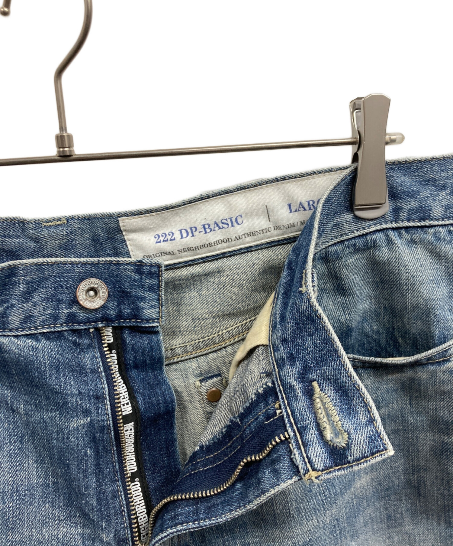 NEIGHBORHOOD ダメージデニムパンツ 222 DP-Basic未使用品 中古・古着通販】NEIGHBORHOOD (ネイバーフッド) WASHED DENIM DP