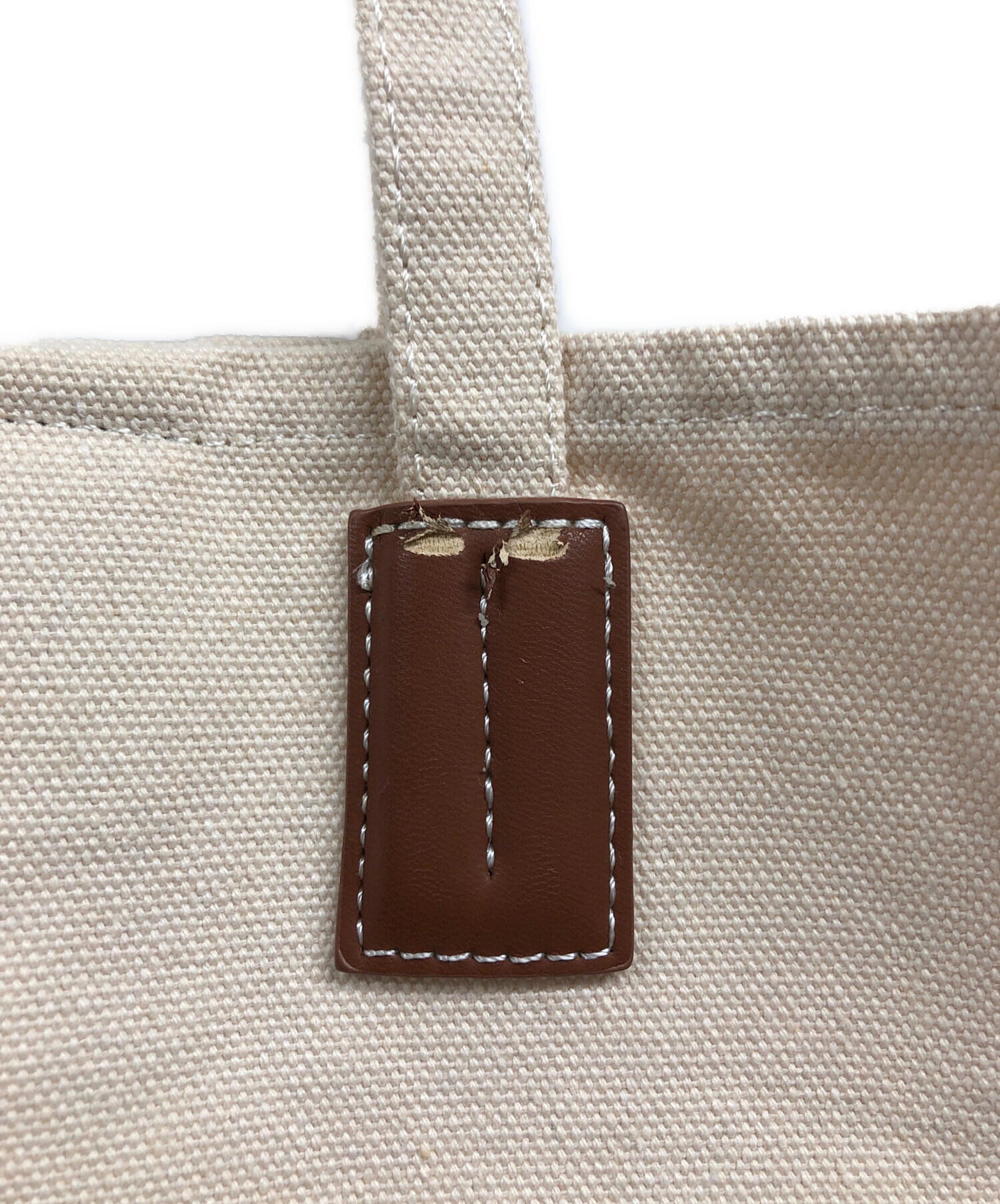 中古・古着通販】BALLY (バリー) キャンバストートバッグ アイボリー