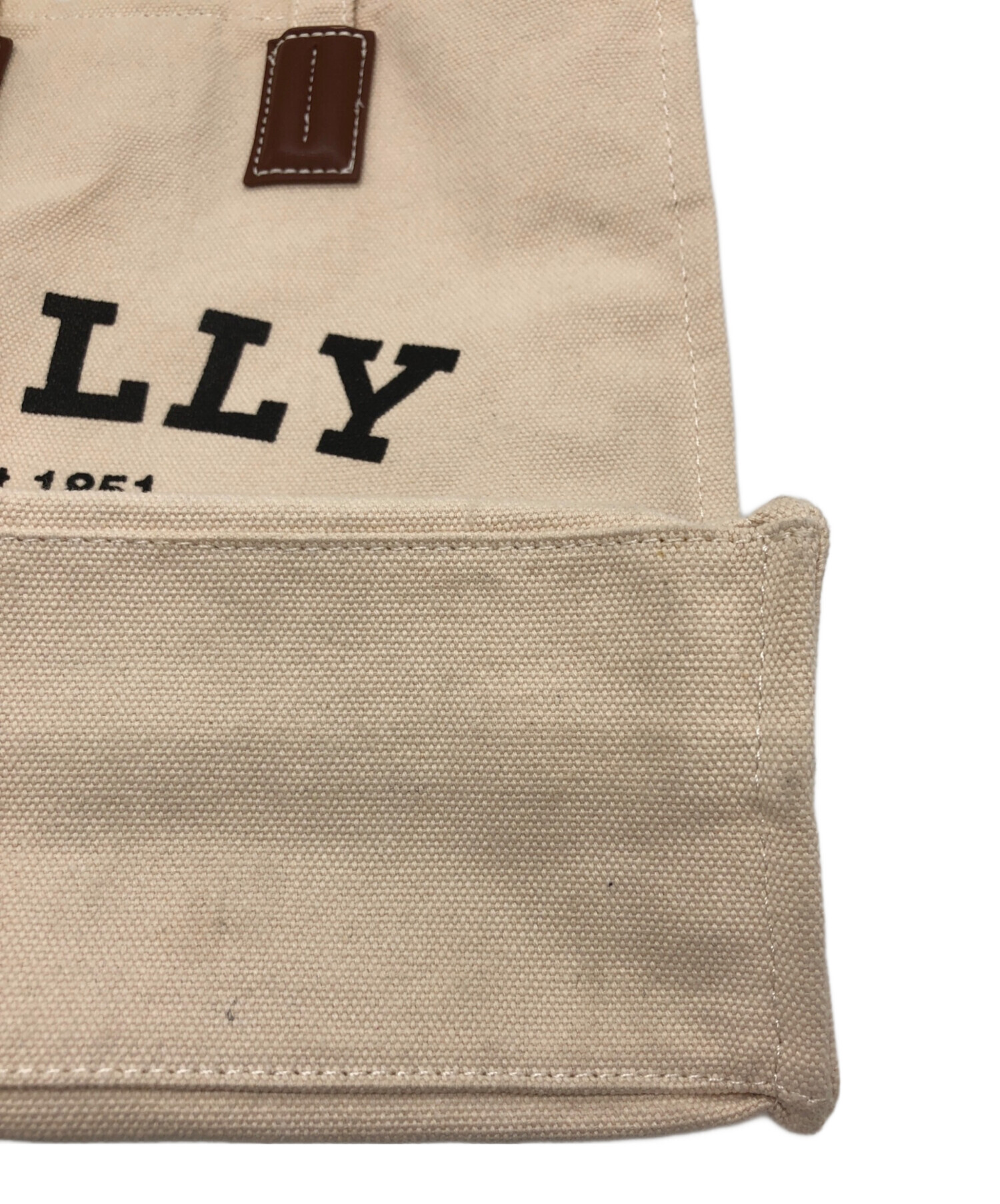 中古・古着通販】BALLY (バリー) キャンバストートバッグ アイボリー
