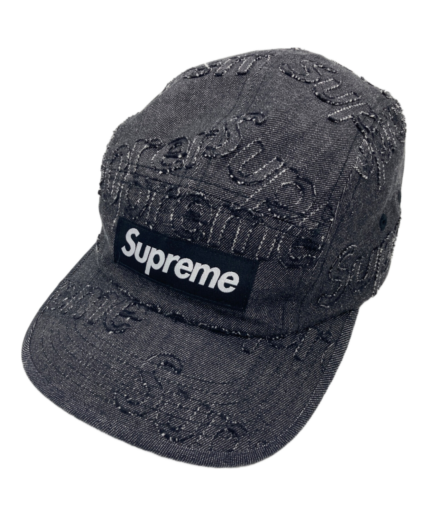 【美品】Supreme 24FW Lasered Denim CampCap 中古・古着通販】Supreme (シュプリーム) 24FW Lasered Denim Camp Cap