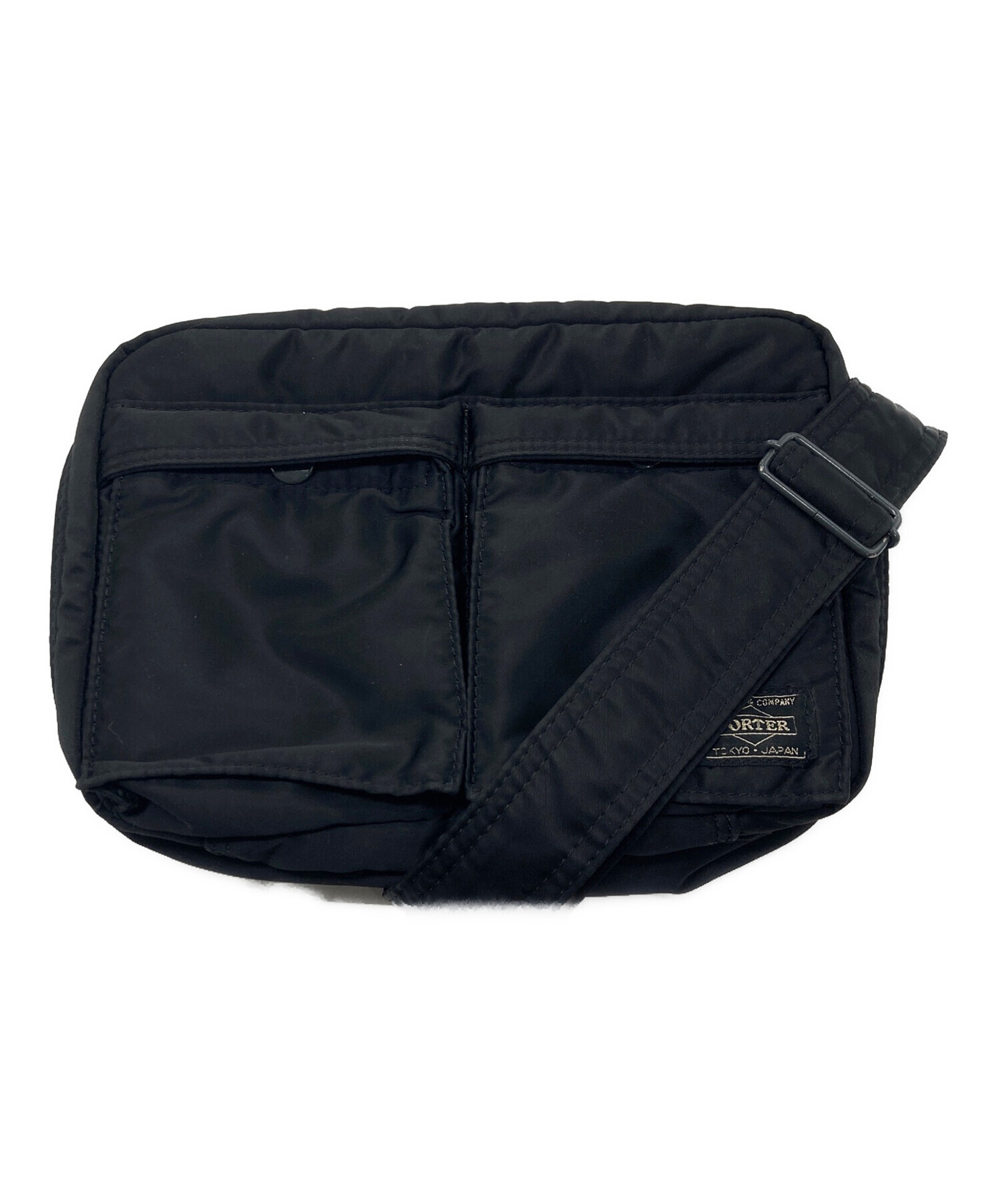 中古・古着通販】PORTER (ポーター) SHOULDER BAG ブラック｜ブランド