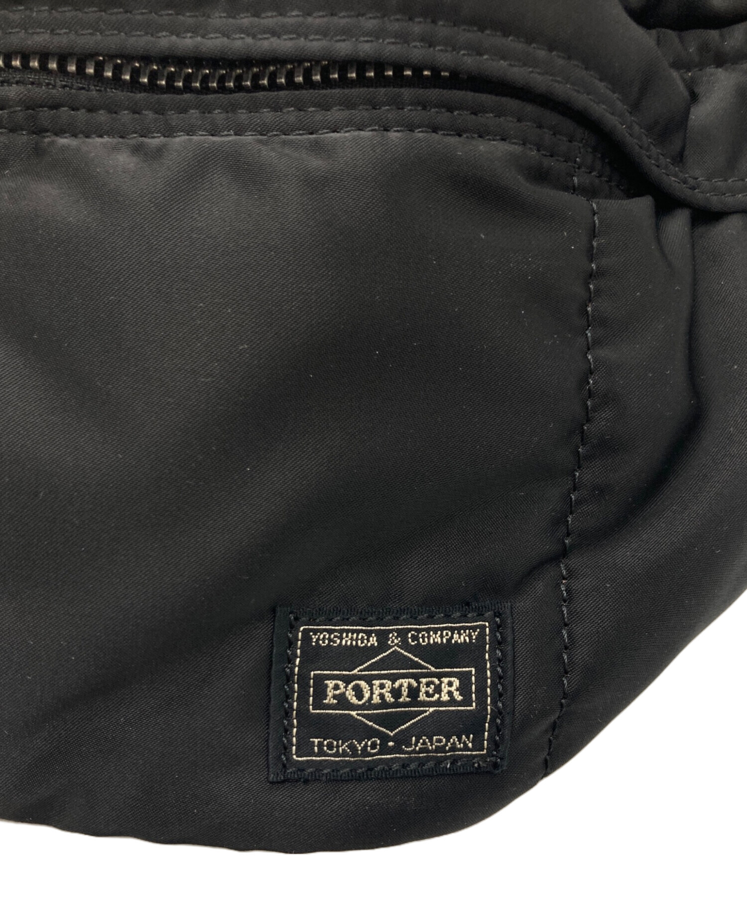 中古・古着通販】PORTER (ポーター) タンカーウエストバッグ ブラック