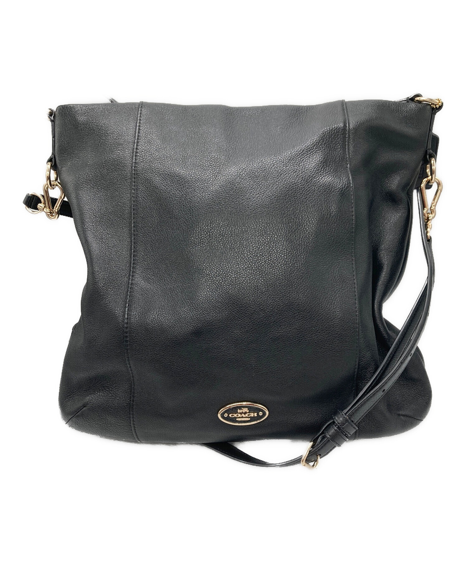 中古・古着通販】COACH (コーチ) 2WAYショルダーバッグ ブラック 