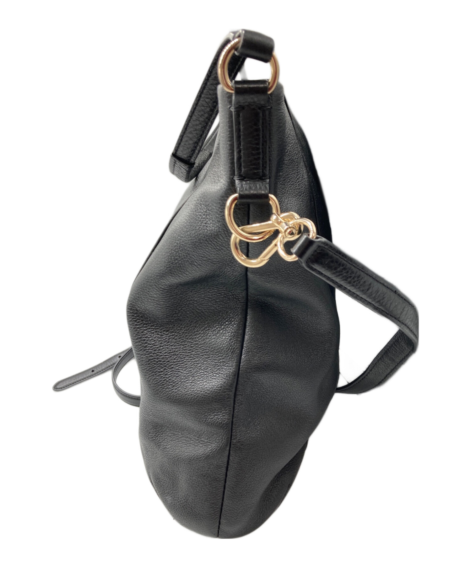 中古・古着通販】COACH (コーチ) 2WAYショルダーバッグ ブラック 