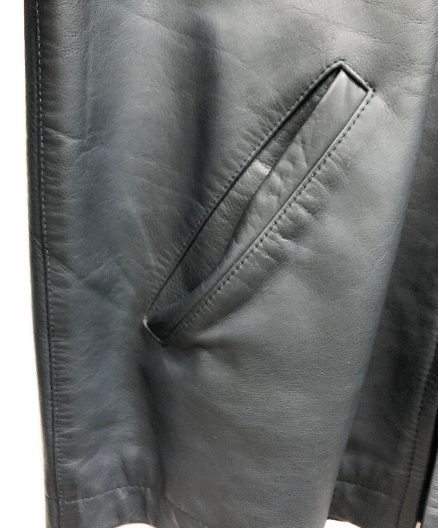 中古・古着通販】A.P.C. (アーペーセー) シングルライダースジャケット