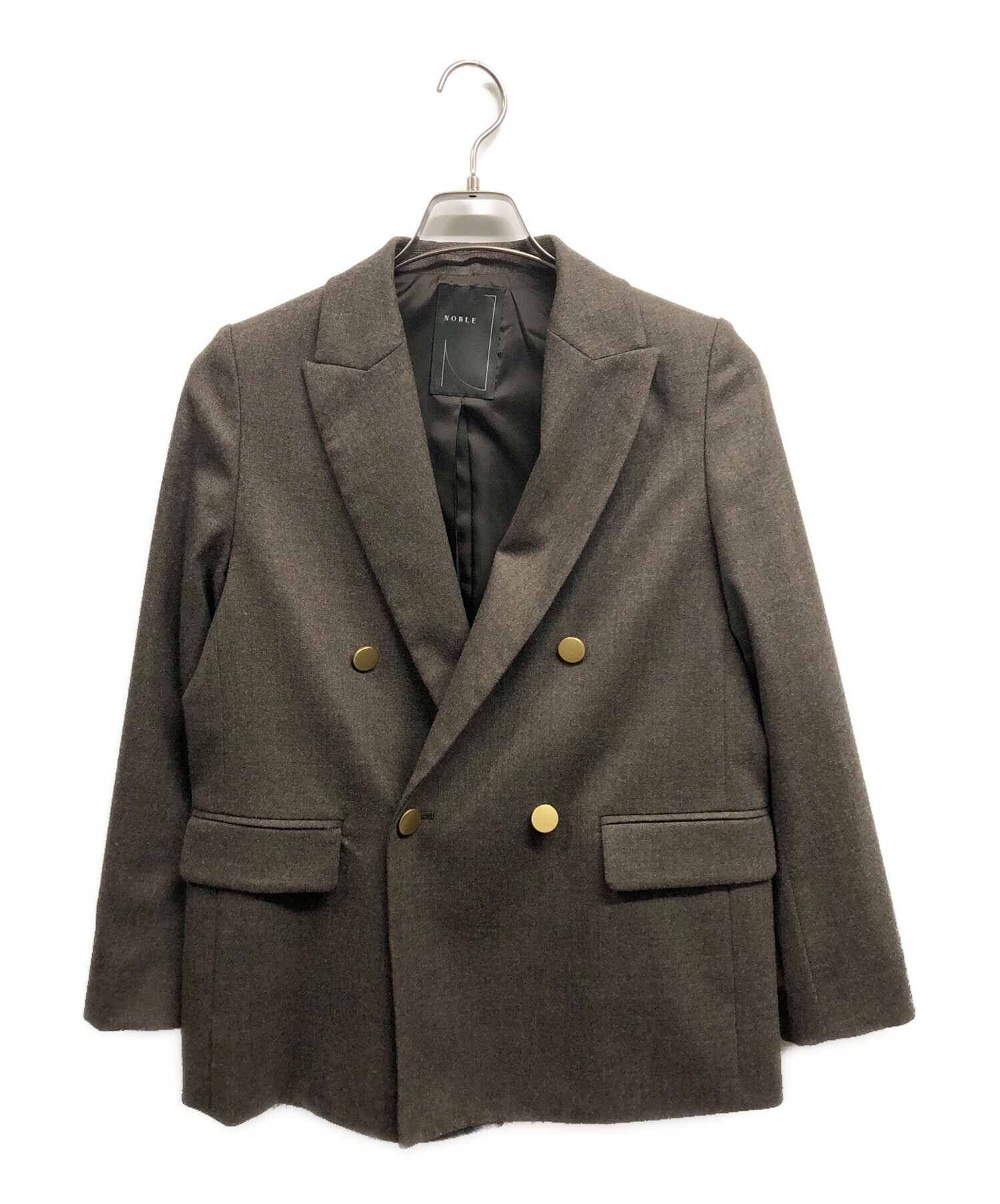 中古・古着通販】Noble (ノーブル) ウールフラノピークドラペル 中古・古着通販】Noble (ノーブル) ウールフラノピークドラペル