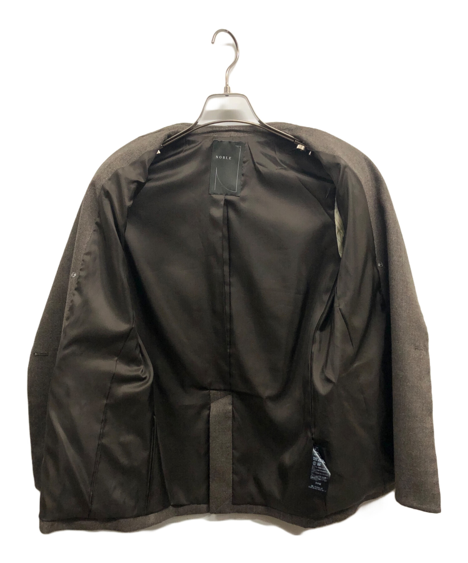中古・古着通販】Noble (ノーブル) ウールフラノピークドラペル