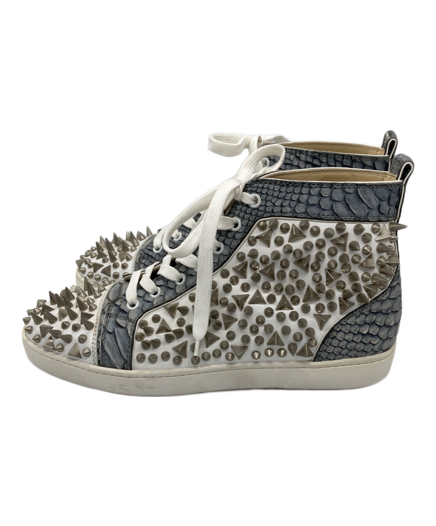Christian Louboutin スタッズ スニーカー マルチカラー 43 中古・古着通販】Christian Louboutin (クリスチャン・ルブタン