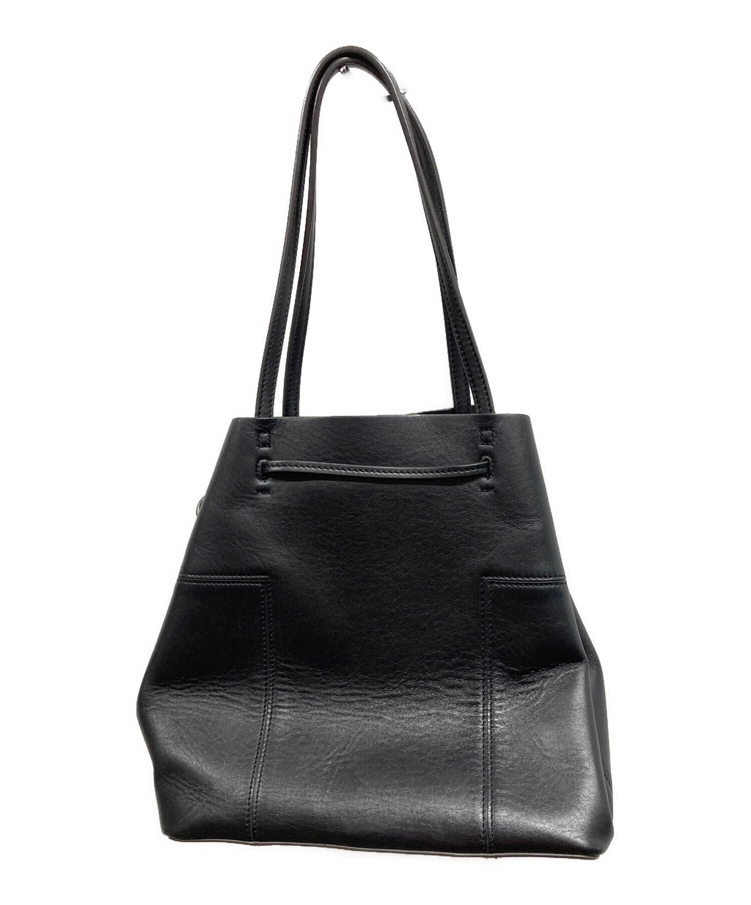 中古・古着通販】TORY BURCH (トリーバーチ) BLOCK-T BUCKET TOTE