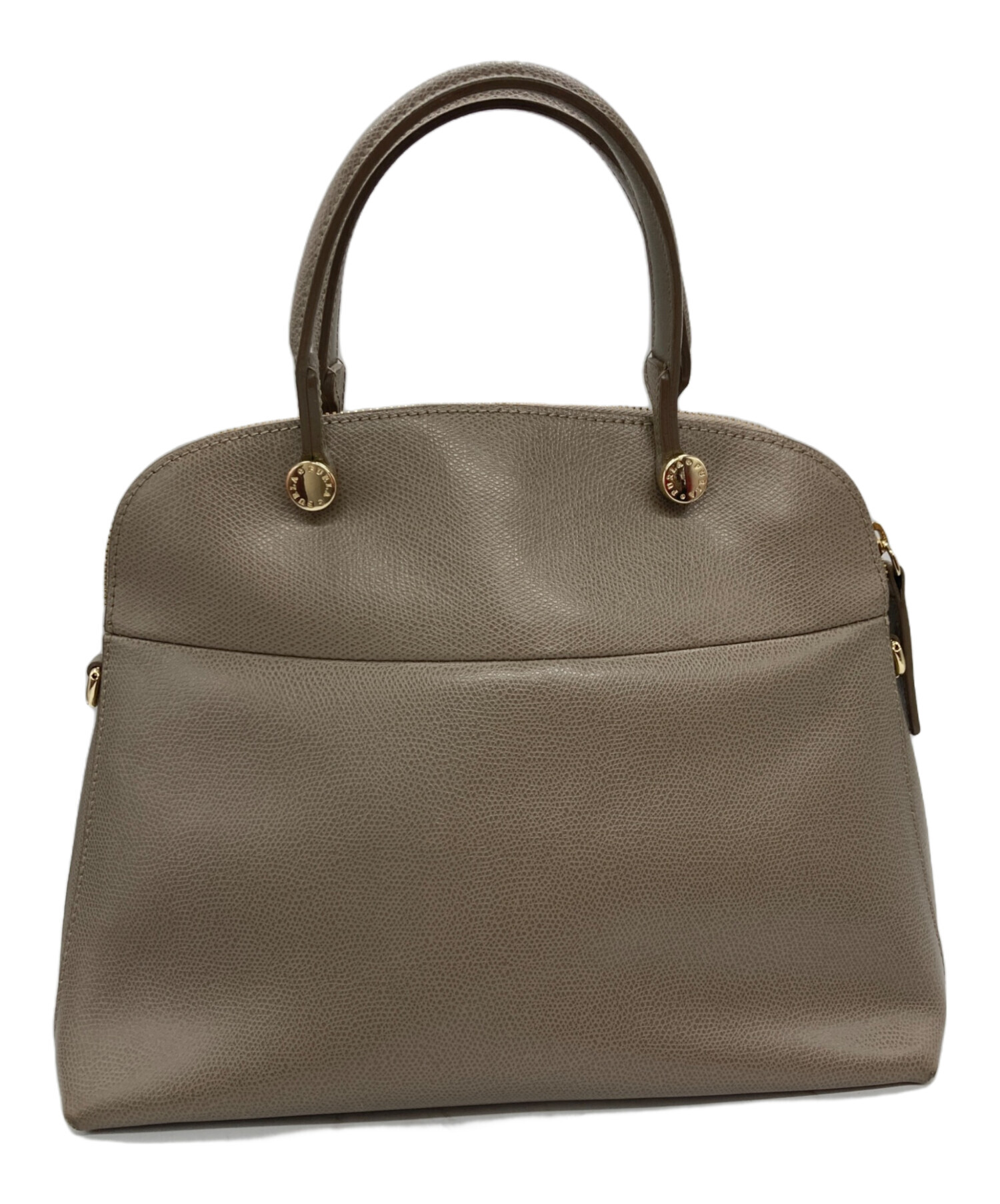中古・古着通販】FURLA (フルラ) Piper ハンドバッグ ブラウン 