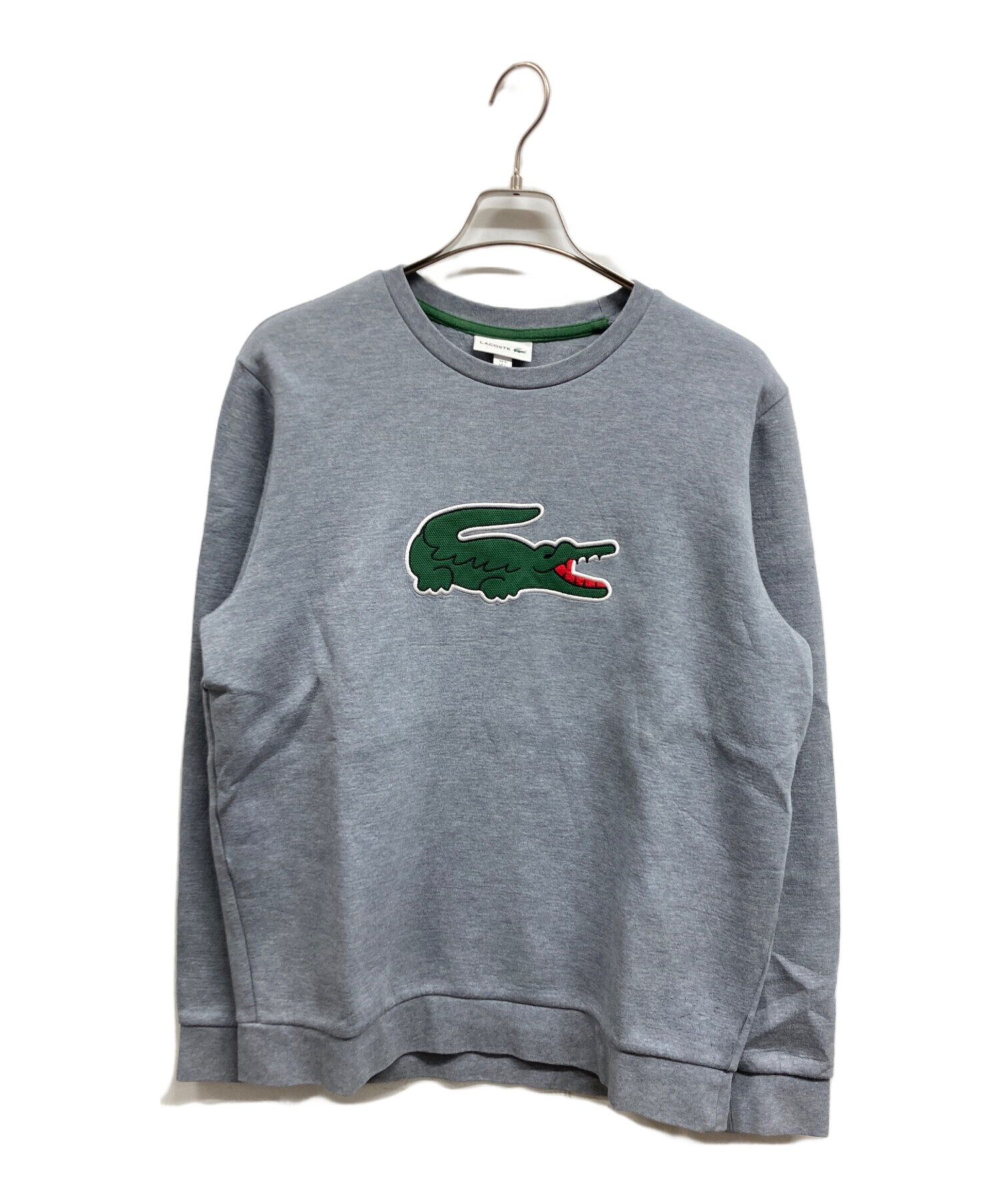 中古・古着通販】LACOSTE (ラコステ) ロゴスウェット グレー サイズ:L 