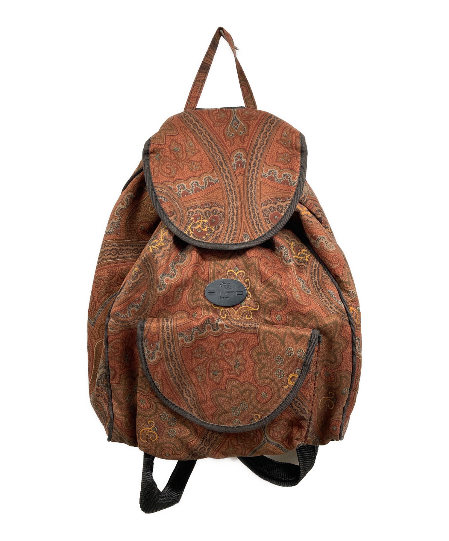 中古・古着通販】ETRO (エトロ) ペイズリーリュック ブラウン