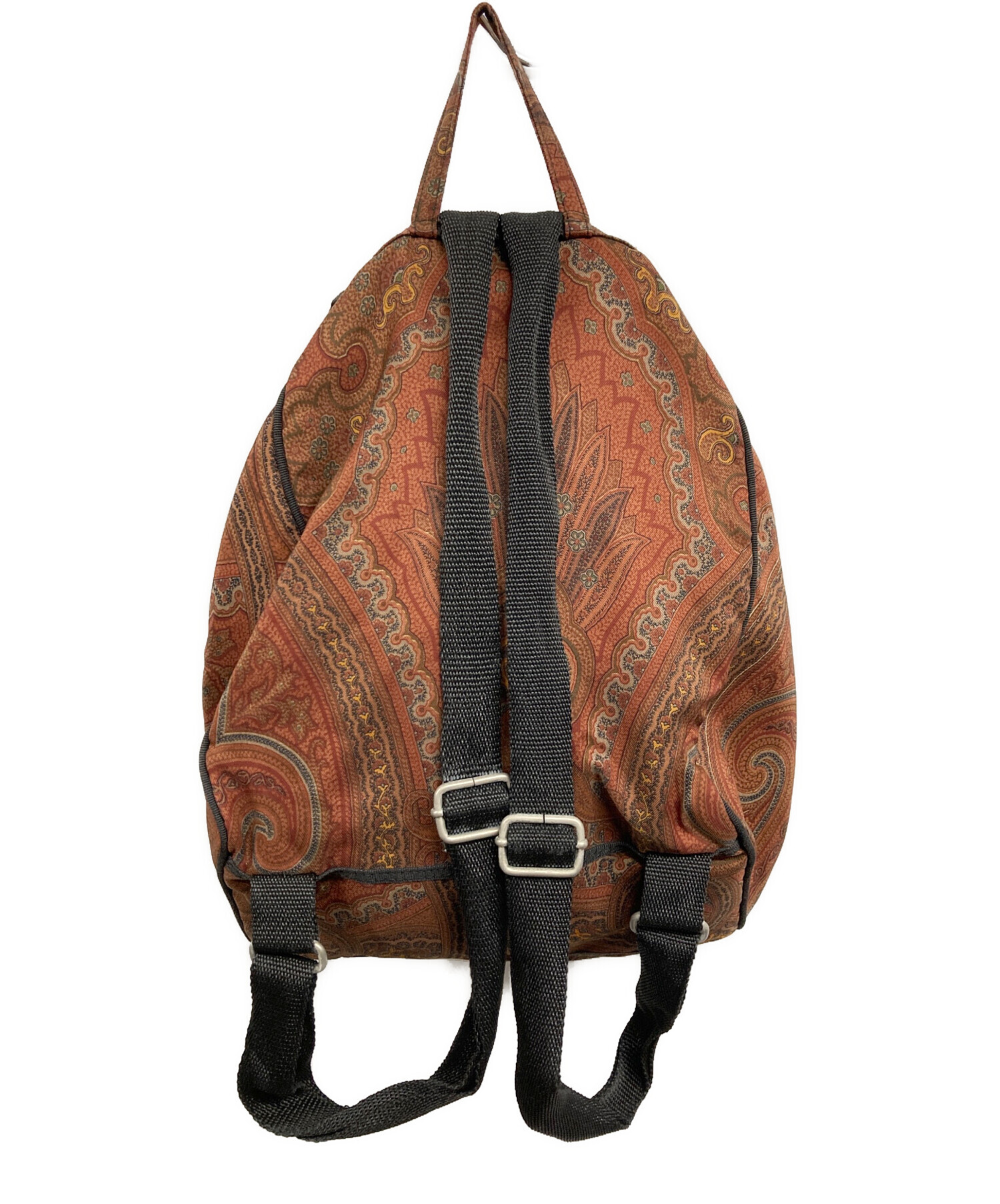 中古・古着通販】ETRO (エトロ) ペイズリーリュック ブラウン