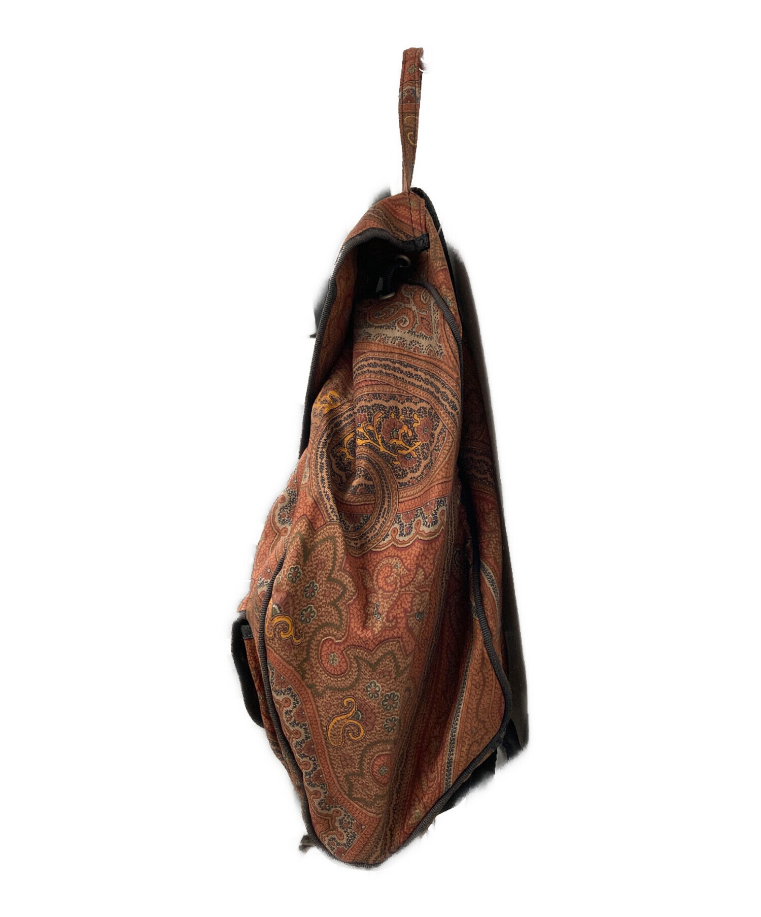 中古・古着通販】ETRO (エトロ) ペイズリーリュック ブラウン