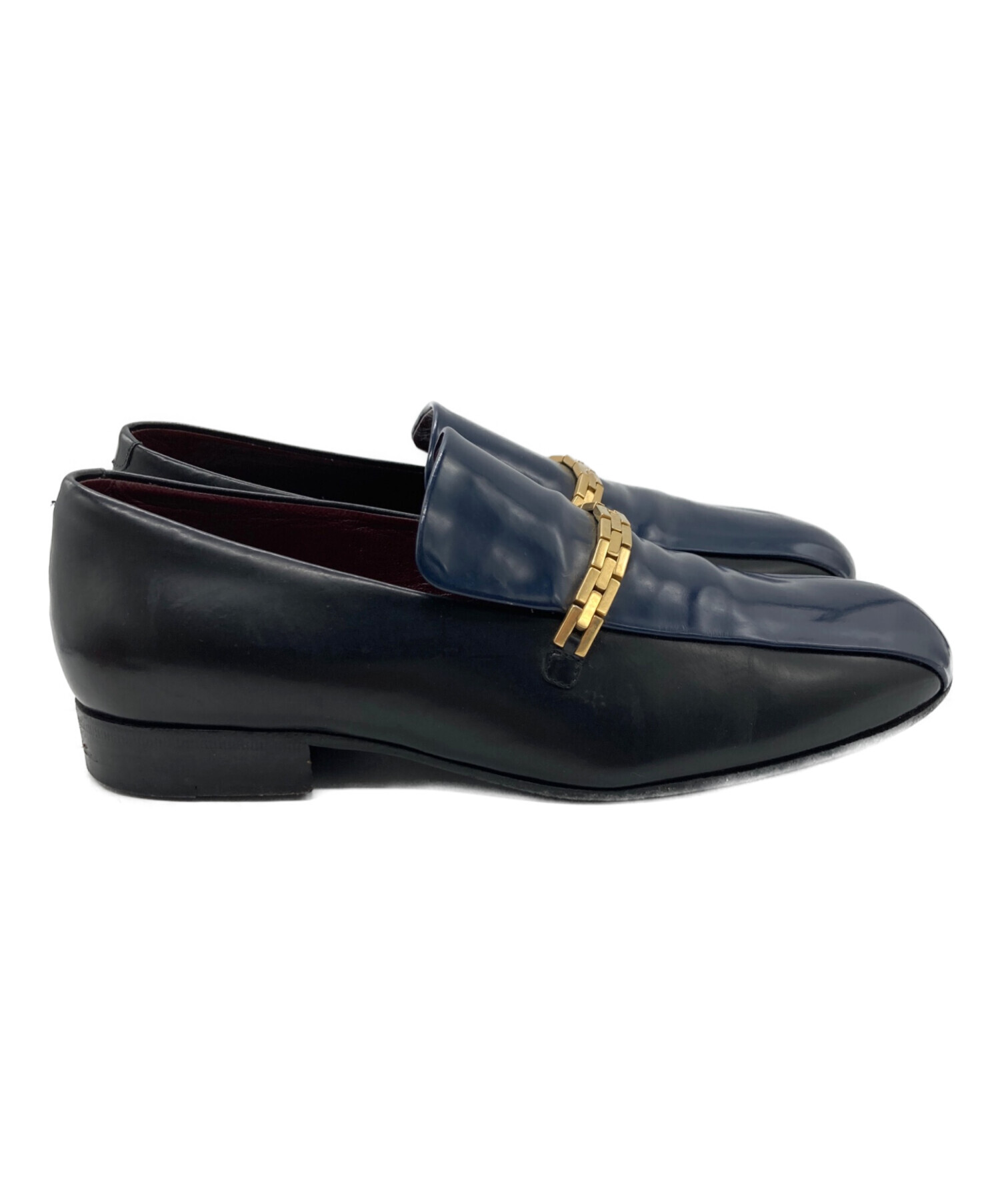 中古・古着通販】CELINE (セリーヌ) チェーンローファー グリーン 