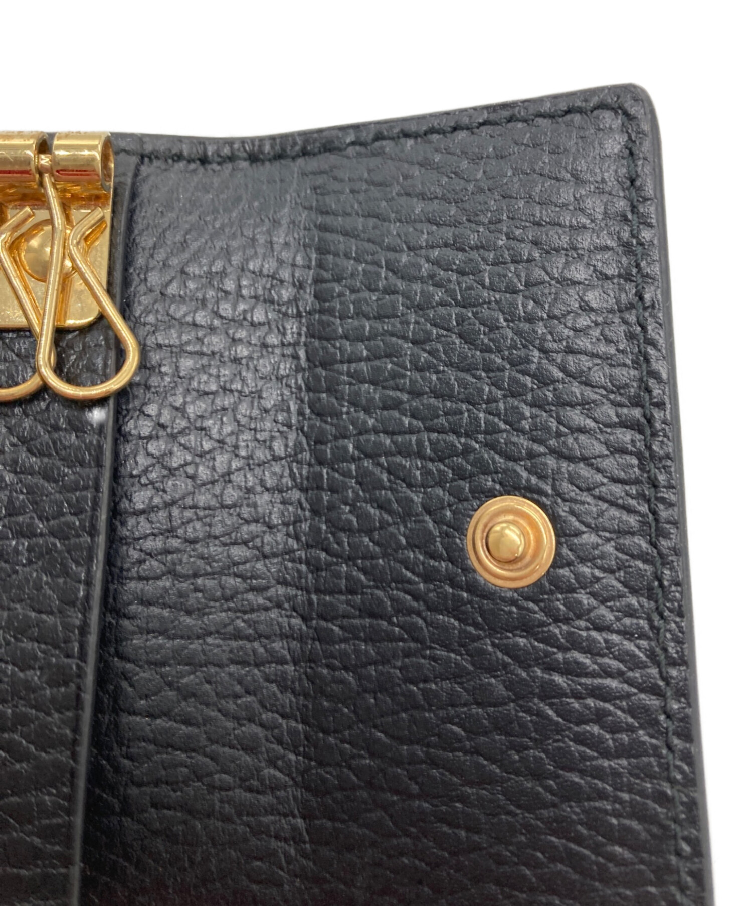 中古・古着通販】GUCCI (グッチ) GGマーモント 6連キーケース ブラウン