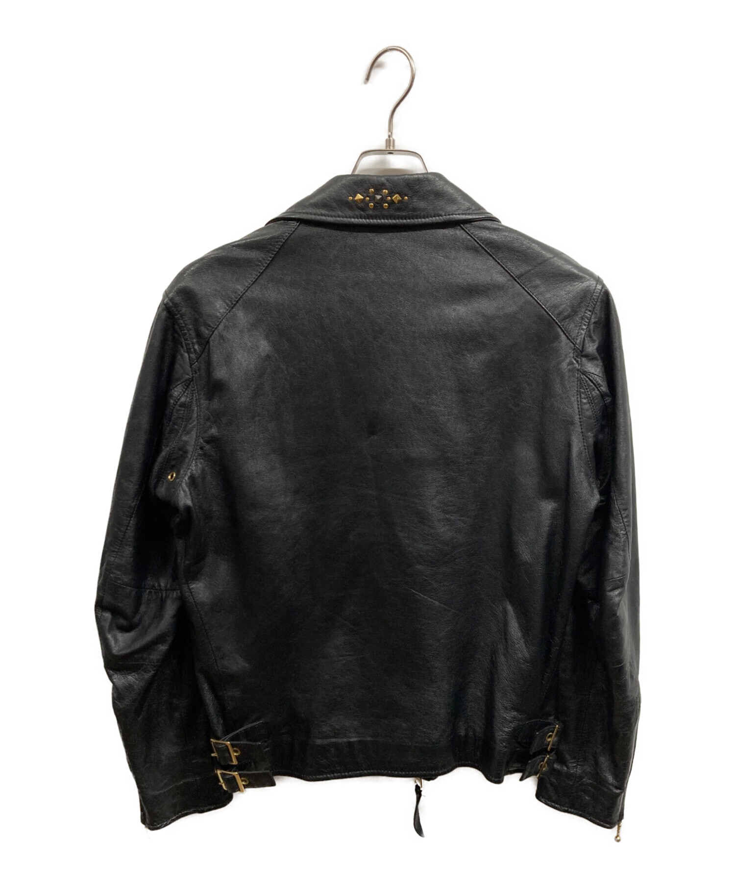 希少 of the neige style レザー ダブルライダース 羊革 42 中古・古着通販】Of The Neige -style- (オブ ザ ネージュ) ダブル