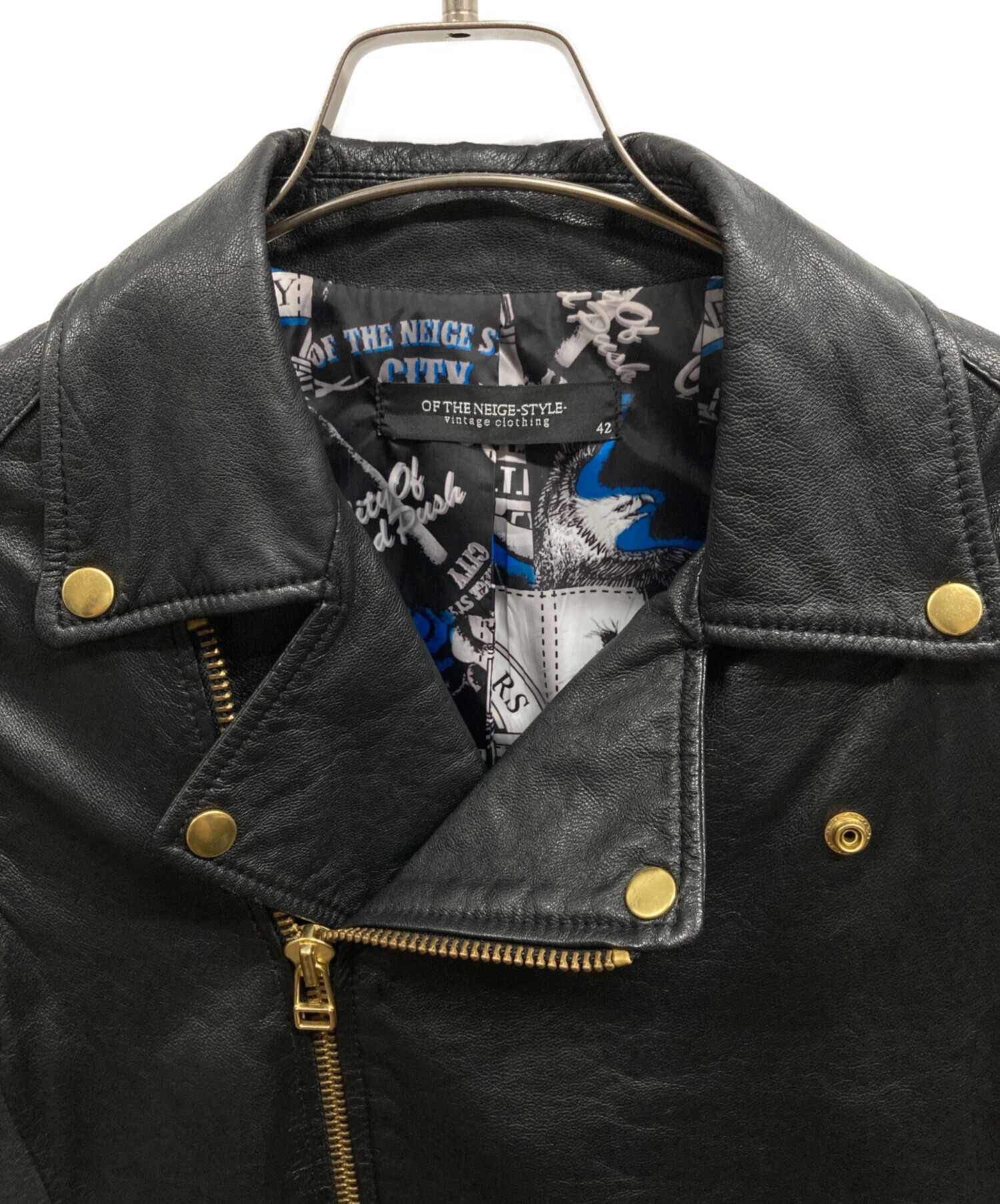 of the neige style ライダースジャケット 中古・古着通販】Of The Neige -style- (オブ ザ ネージュ) ダブル