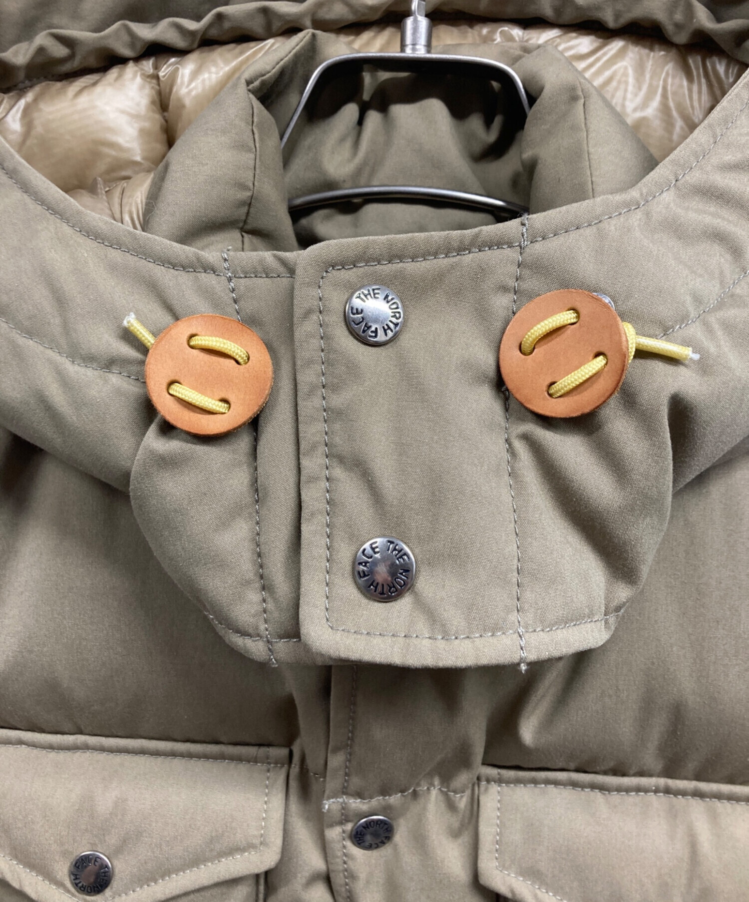 ノースフェイスパープルレーベル ダウンベスト　ベージュ 中古・古着通販】THE NORTHFACE PURPLELABEL (ザ・ノースフェイス