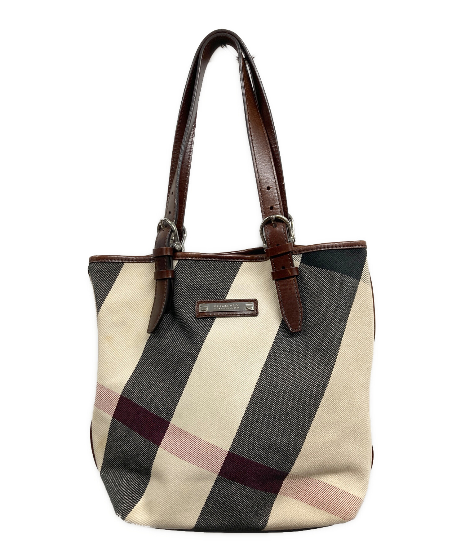 昔のバーバリートートバッグ BURBERRY バーバリー トートバッグ アイボリー