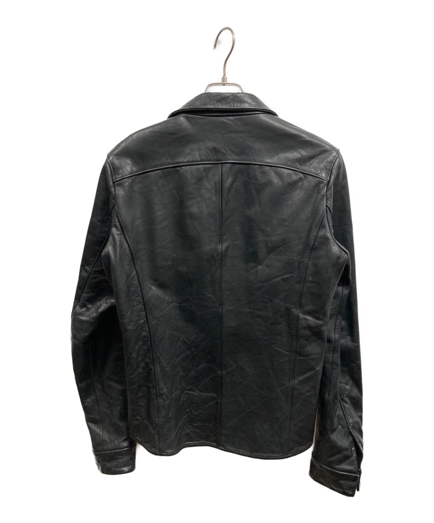 中古・古着通販】wjk (ダブルジェイケー) カーフレザーシャツ
