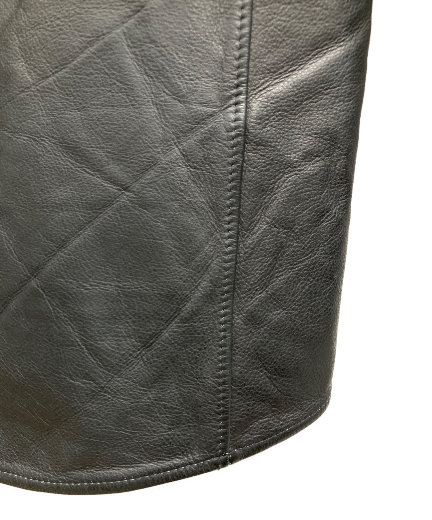 中古・古着通販】wjk (ダブルジェイケー) カーフレザーシャツ