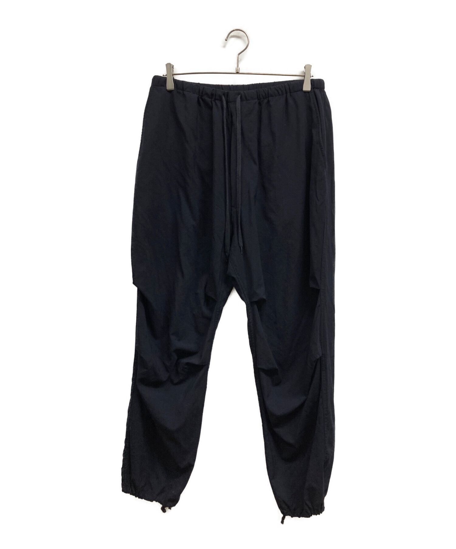 中古・古着通販】COMOLI (コモリ) ウールニータックパンツ ネイビー