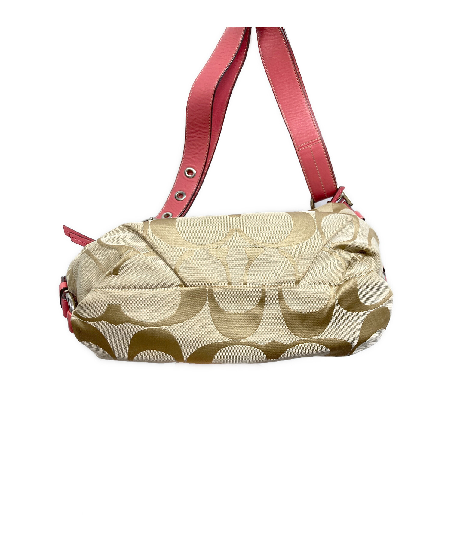 中古・古着通販】COACH (コーチ) シグネイチャーワンショルダーバッグ