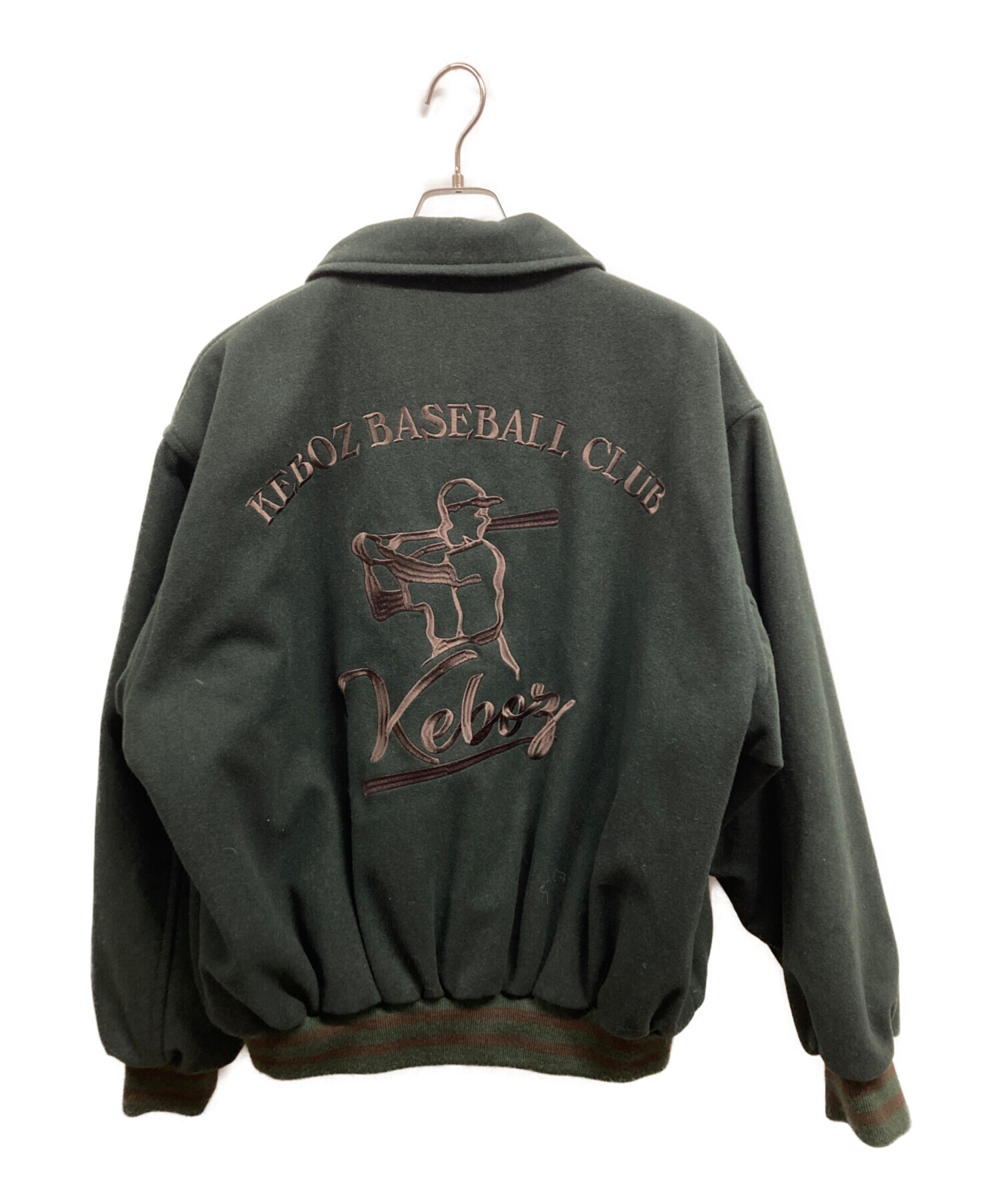 中古・古着通販】KEBOZ (ケボズ) スタジャン グリーン サイズ:M