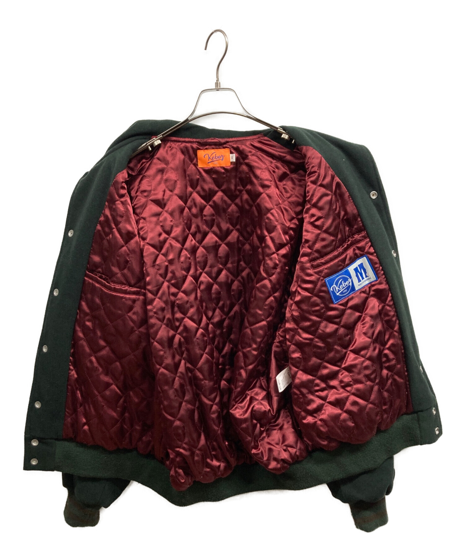 中古・古着通販】KEBOZ (ケボズ) スタジャン グリーン サイズ:M