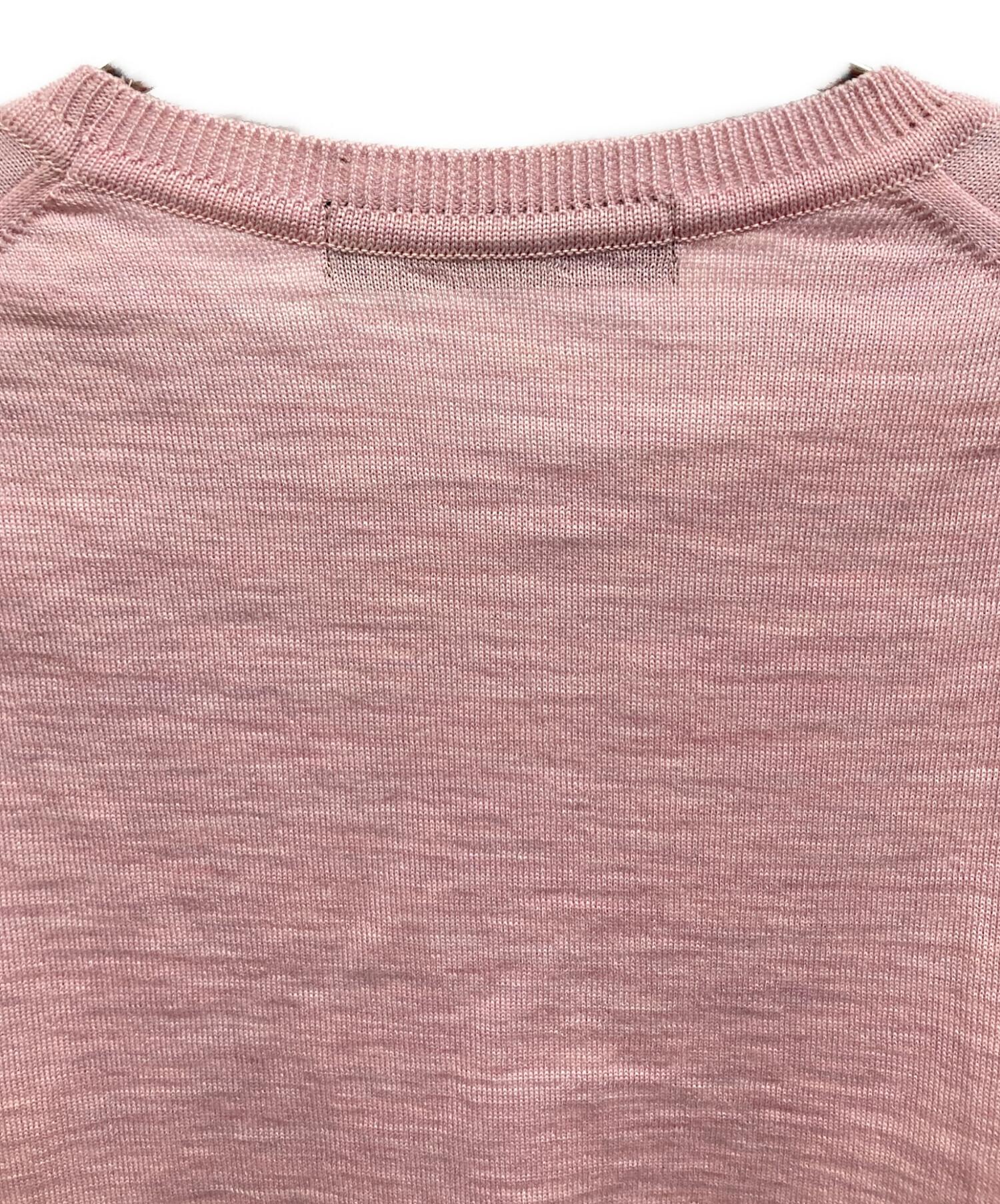 中古・古着通販】ISSEY MIYAKE (イッセイミヤケ) ウールニット ピンク