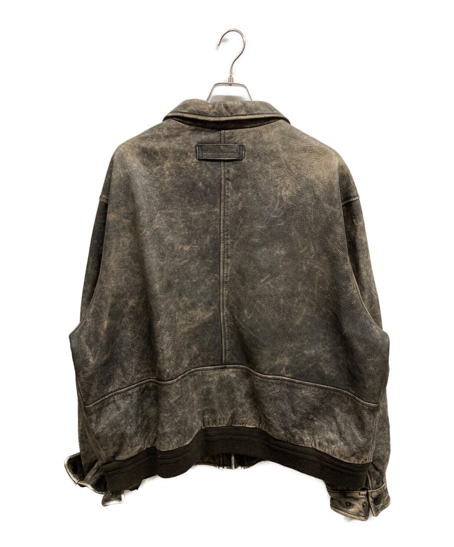 中古・古着通販】Eddie Bauer (エディーバウアー) A-2レザーブルゾン