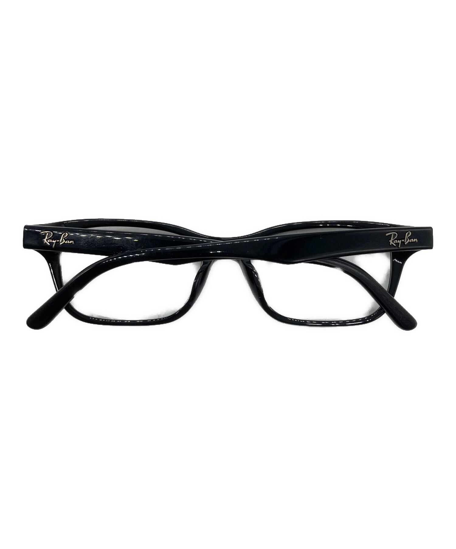中古・古着通販】RAY-BAN (レイバン) 眼鏡 ブラック サイズ:53□18