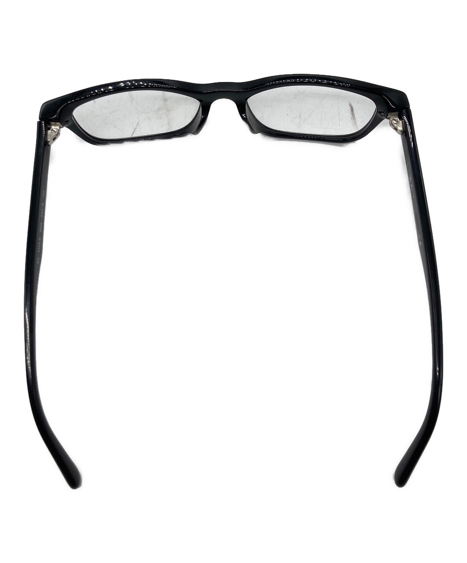 中古・古着通販】RAY-BAN (レイバン) 眼鏡 ブラック サイズ:53□18