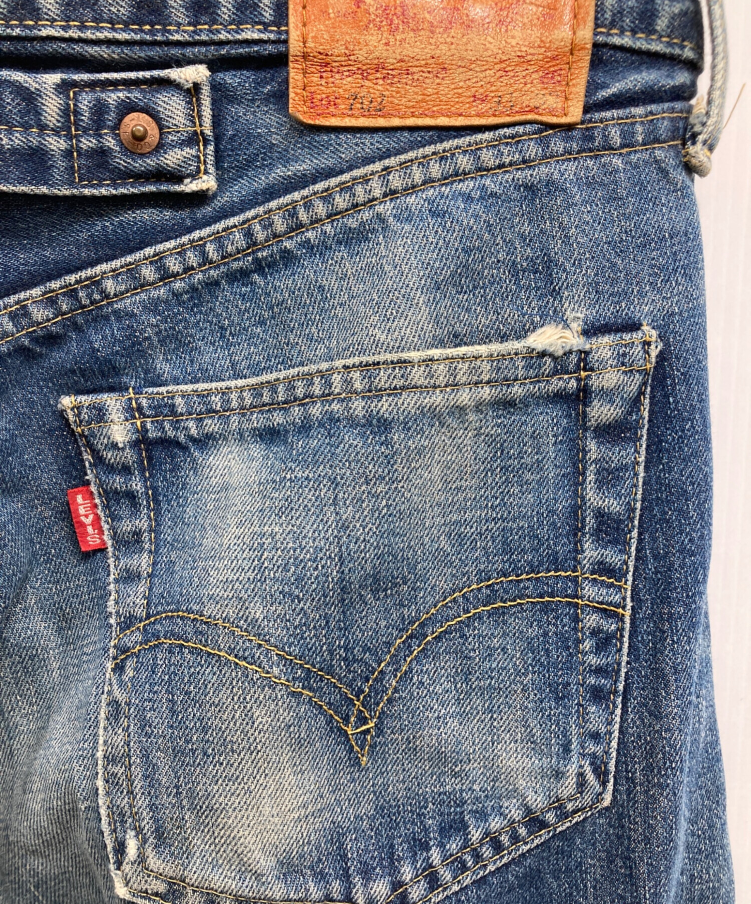 中古・古着通販】LEVI'S (リーバイス) 復刻702-XXデニムパンツ ブルー