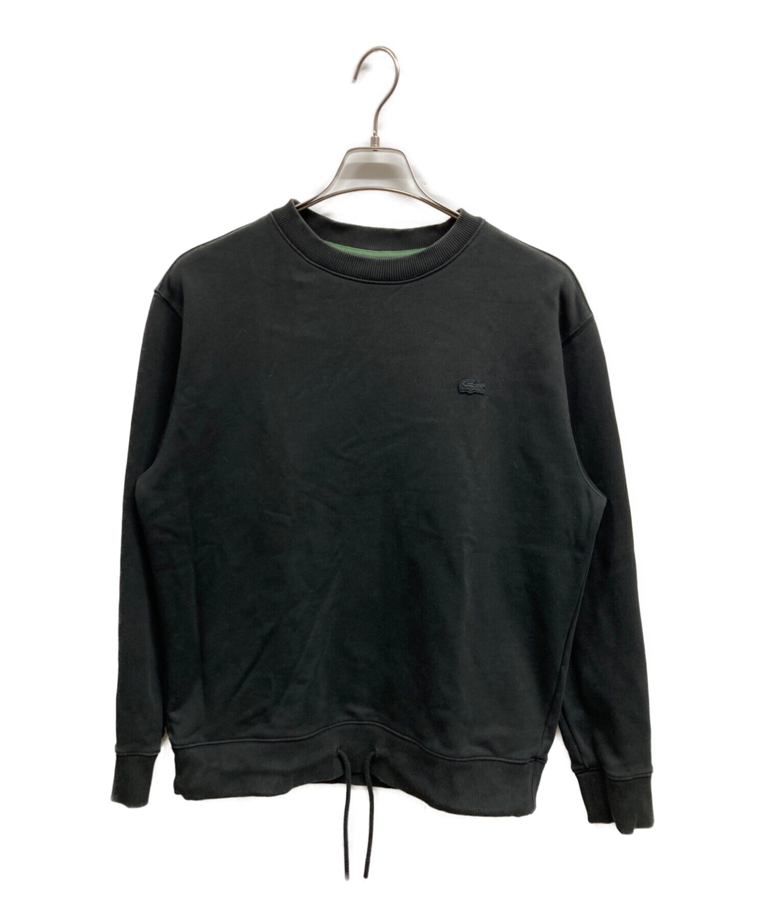 中古・古着通販】LACOSTE (ラコステ) ロゴスウェット ブラック サイズ