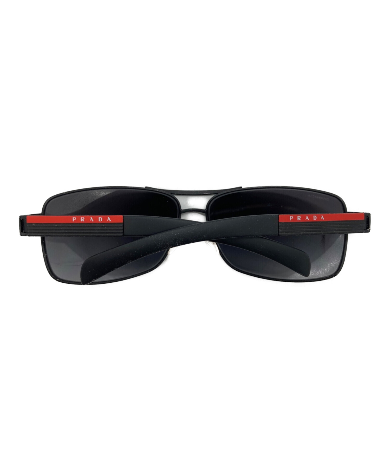 購入後着用回数なし　PRADA サングラス ブラック　プラダ 中古・古着通販】PRADA (プラダ) サングラス ブラック サイズ:65□14