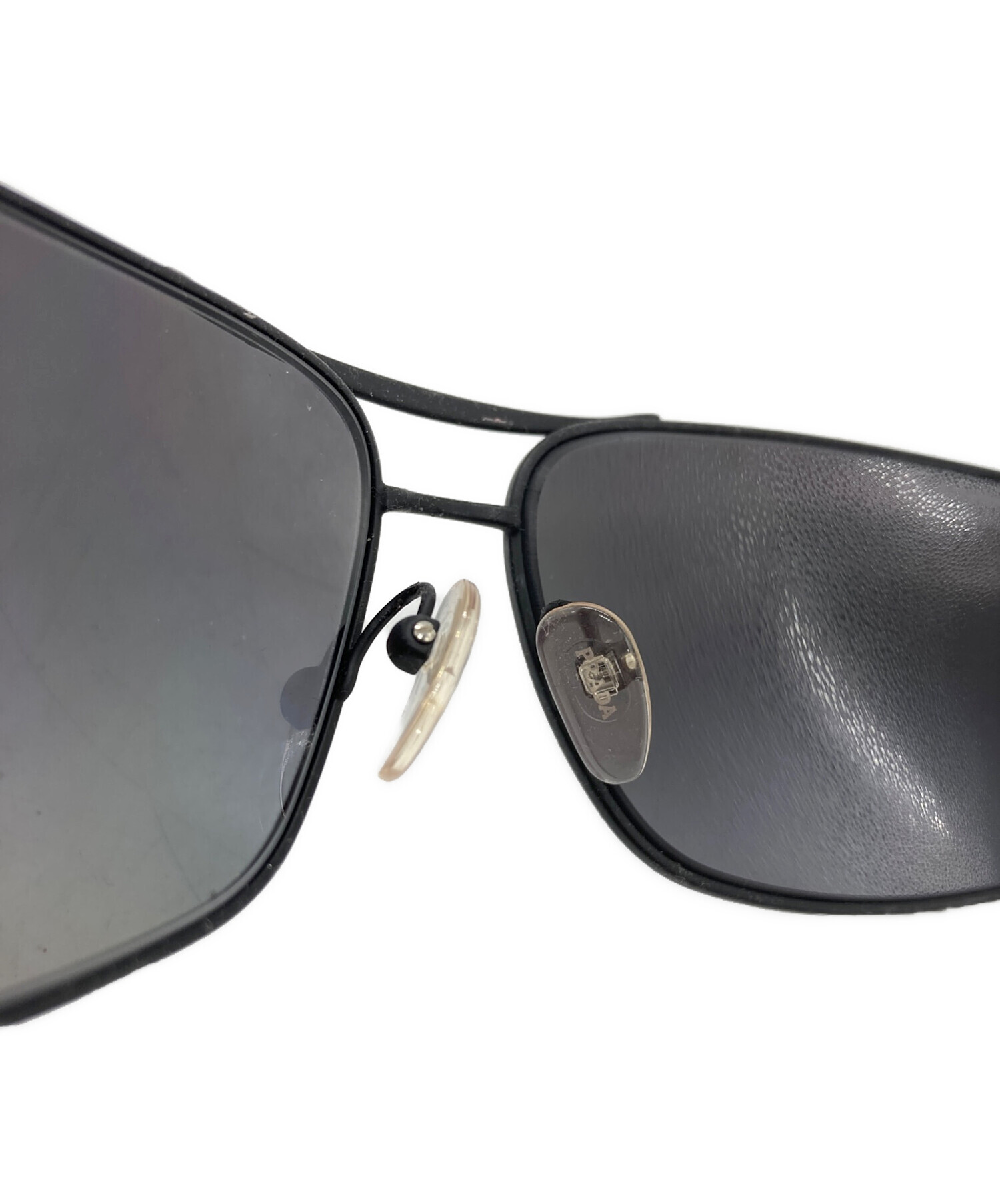 中古・古着通販】PRADA (プラダ) サングラス ブラック サイズ:65□14