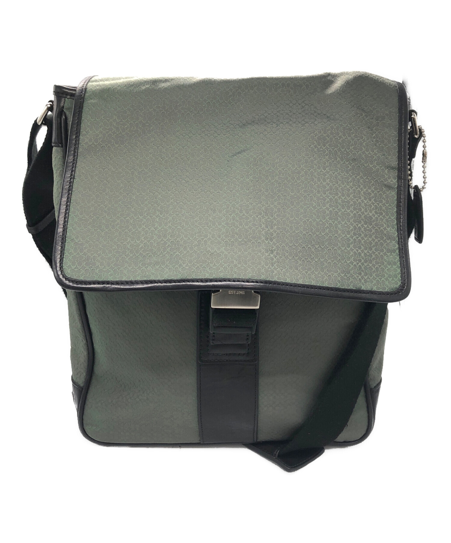 中古・古着通販】COACH (コーチ) ショルダーバッグ グリーン｜ブランド