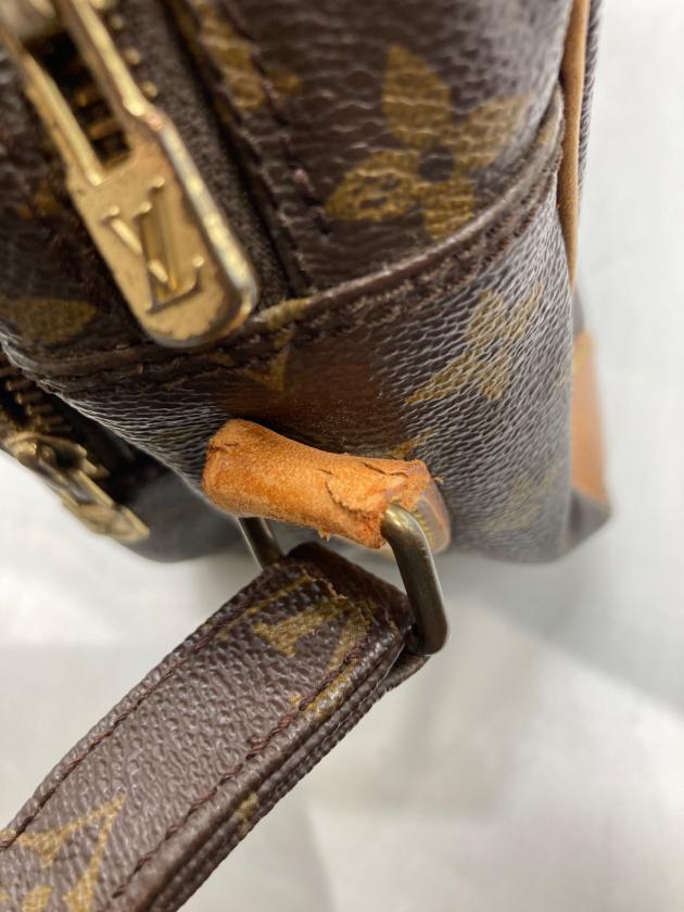 【訳アリ】Louis Vuitton ショルダーバッグ ブラック/ブラウン 中古・古着通販】LOUIS VUITTON (ルイ ヴィトン) ショルダーバッグ