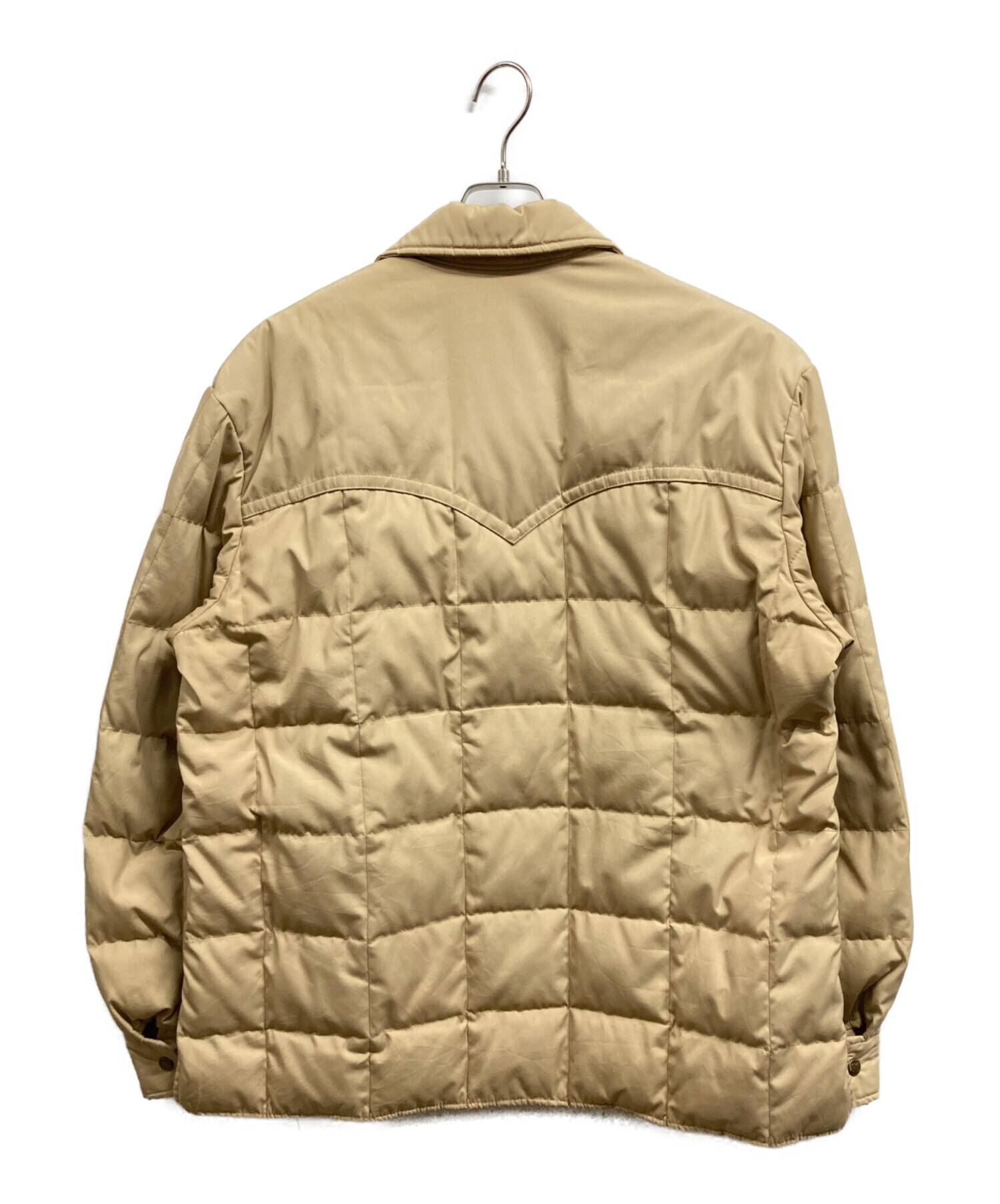 Eddie Bauer ダウンジャケット PM ベージュ　タグ付き新品 中古・古着通販】Eddie Bauer (エディーバウアー) キルティングダウン
