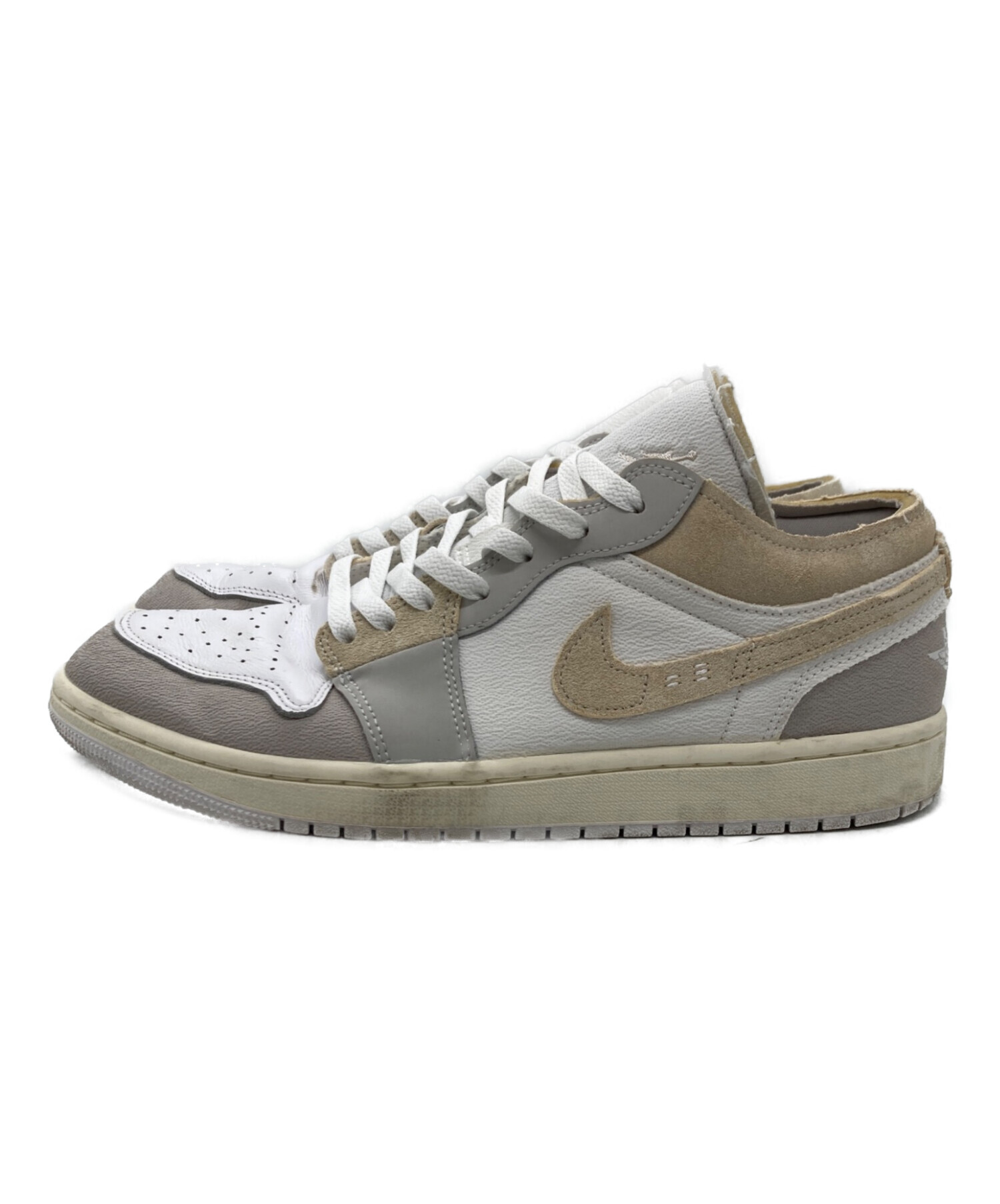 中古・古着通販】NIKE (ナイキ) AIR JORDAN 1 LOW SE CRFT ホワイト 