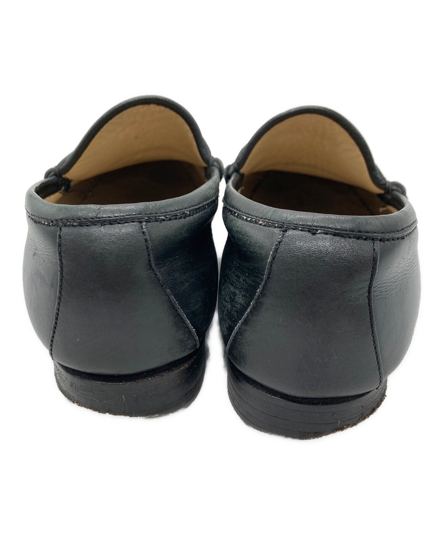 中古・古着通販】GUCCI (グッチ) ホースビットローファー ブラック 