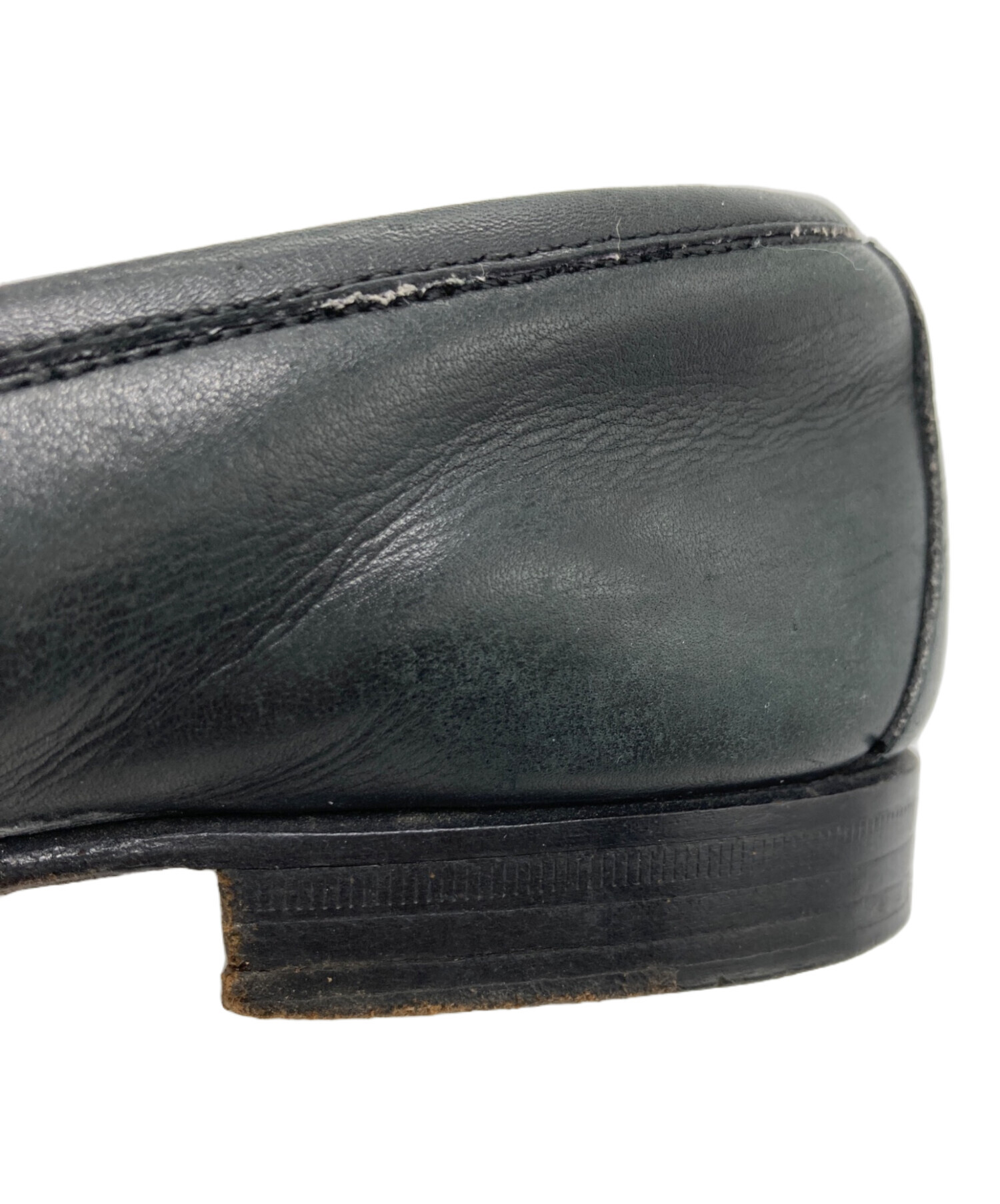 中古・古着通販】GUCCI (グッチ) ホースビットローファー ブラック