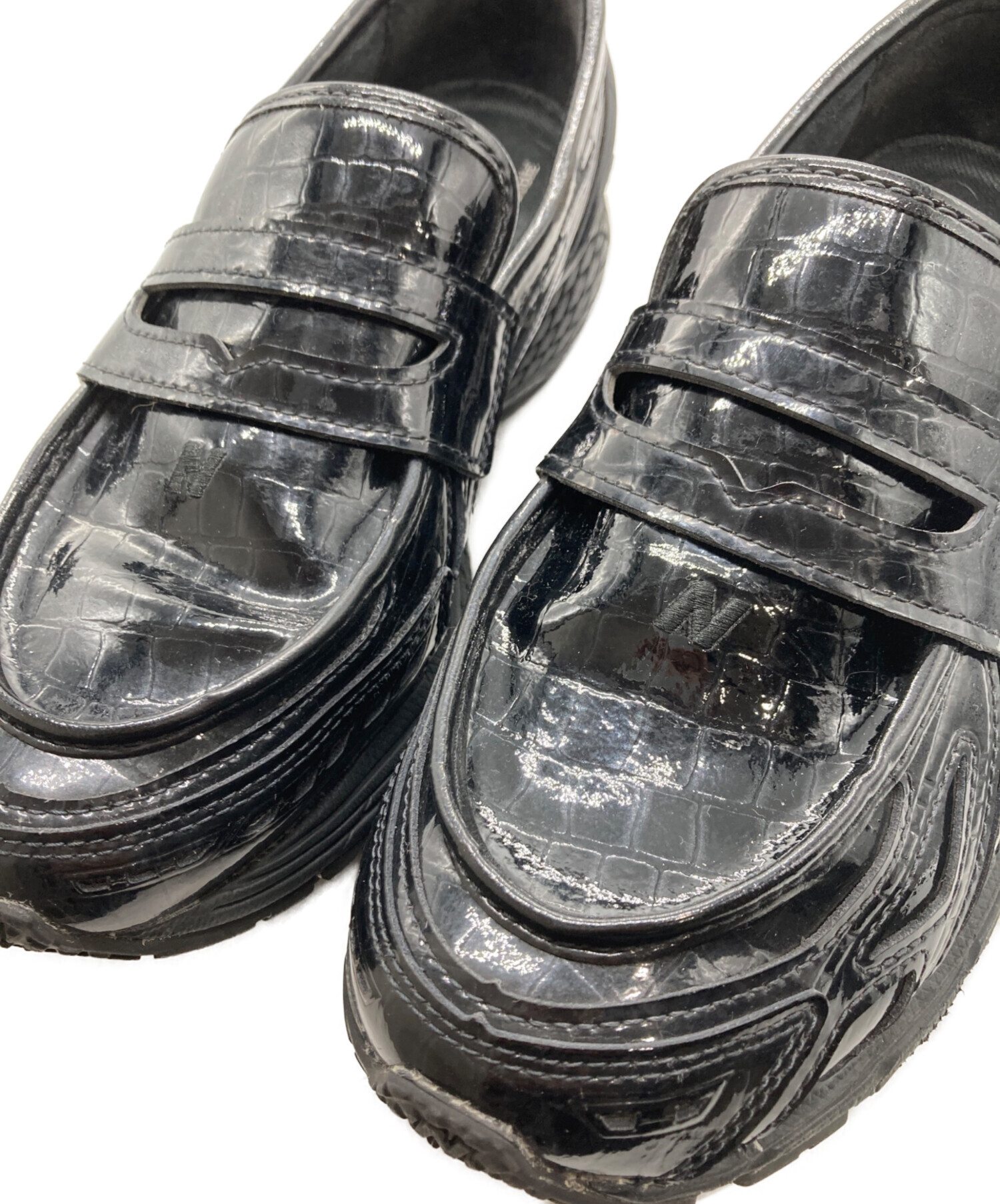 中古・古着通販】NEW BALANCE (ニューバランス) 型押しローファー