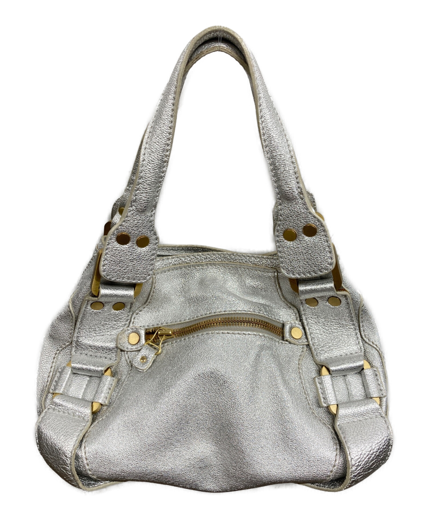 JADEX 公式アカウント 01　ディ・ライト　スマパチ用枠　中古無加工 中古・古着通販】JIMMY CHOO (ジミーチュウ) マディバッグ シルバー